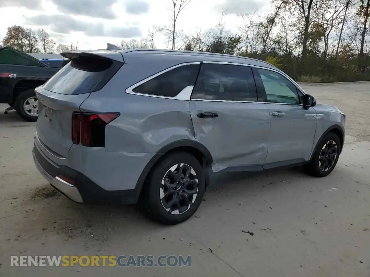 3 Photograph of a damaged car 5XYRL4JC6RG281274 KIA SORENTO 2024