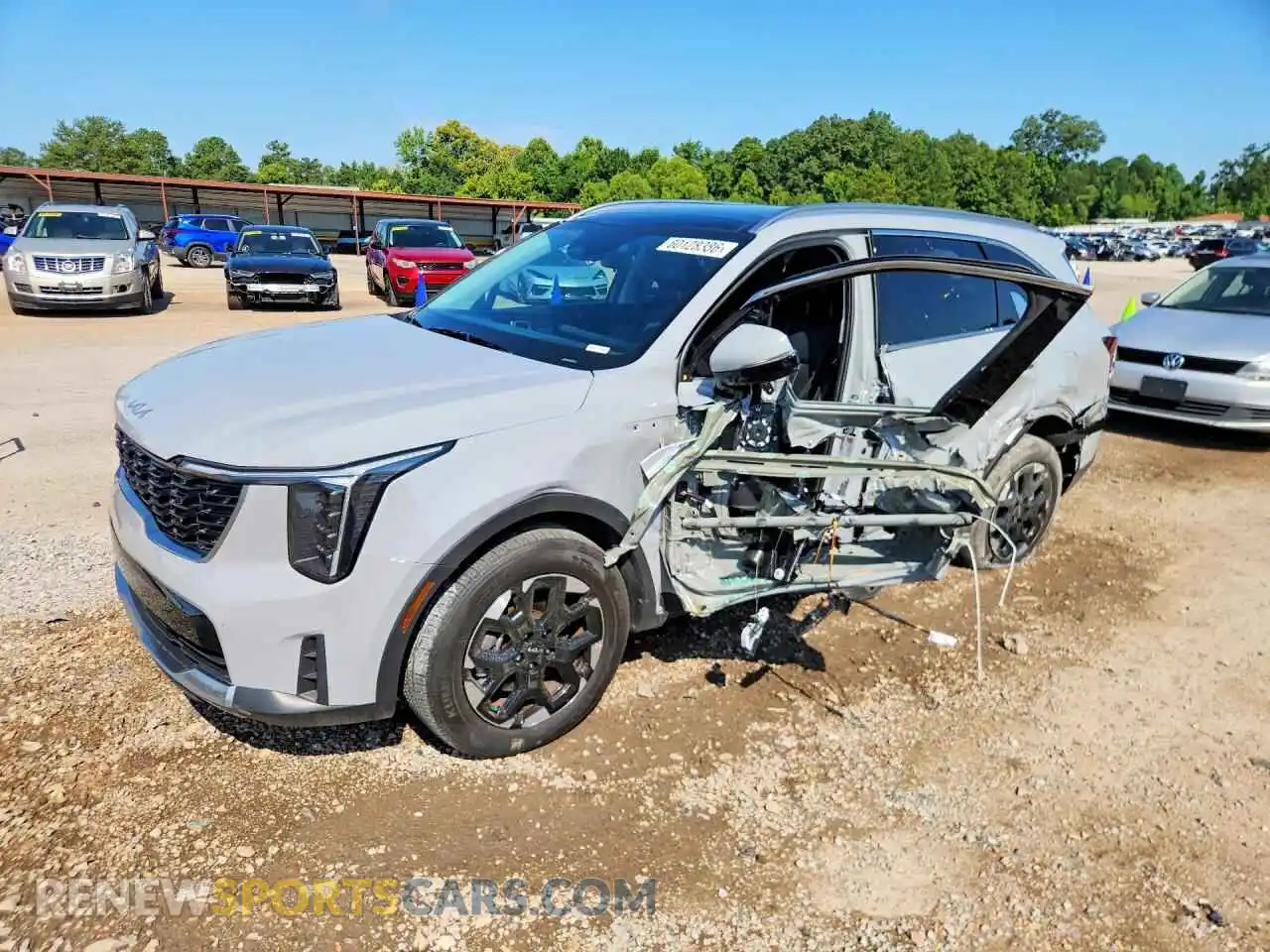 1 Photograph of a damaged car 5XYRL4JC7RG304531 KIA SORENTO 2024
