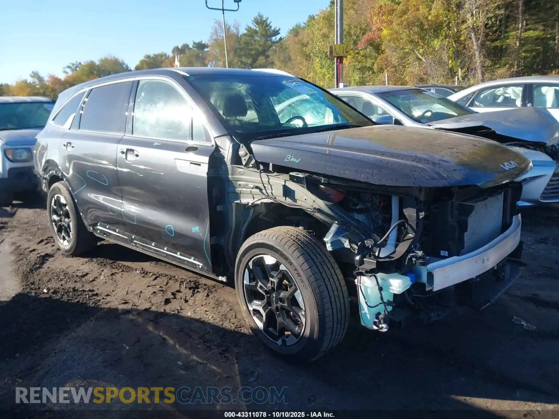 1 Photograph of a damaged car 5XYRL4JC9RG273525 KIA SORENTO 2024