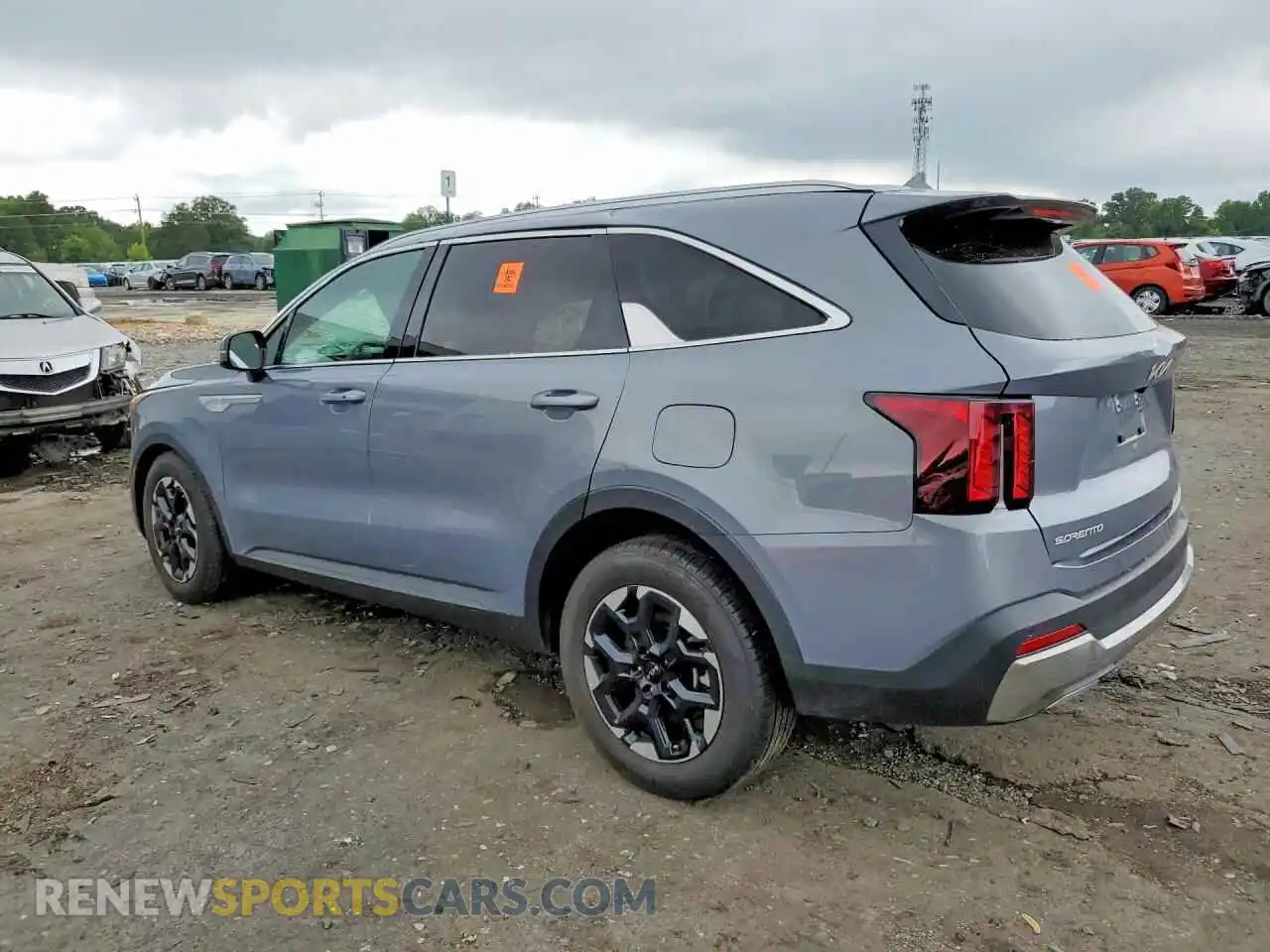 2 fotografías del automóvil dañado 5XYRL4JC9RG285156 KIA SORENTO 2024