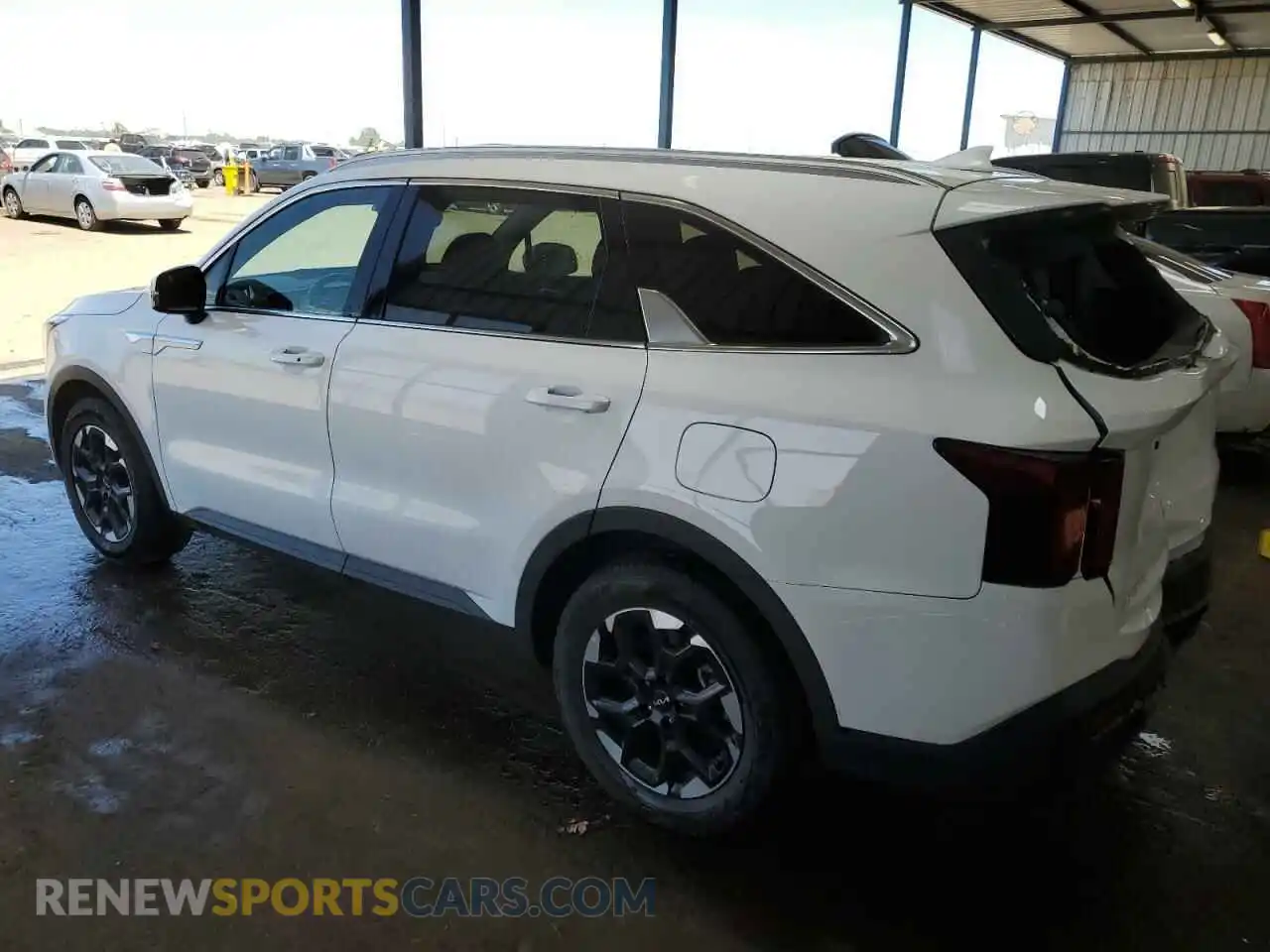 2 fotografías del automóvil dañado 5XYRL4JC9RG290678 KIA SORENTO 2024