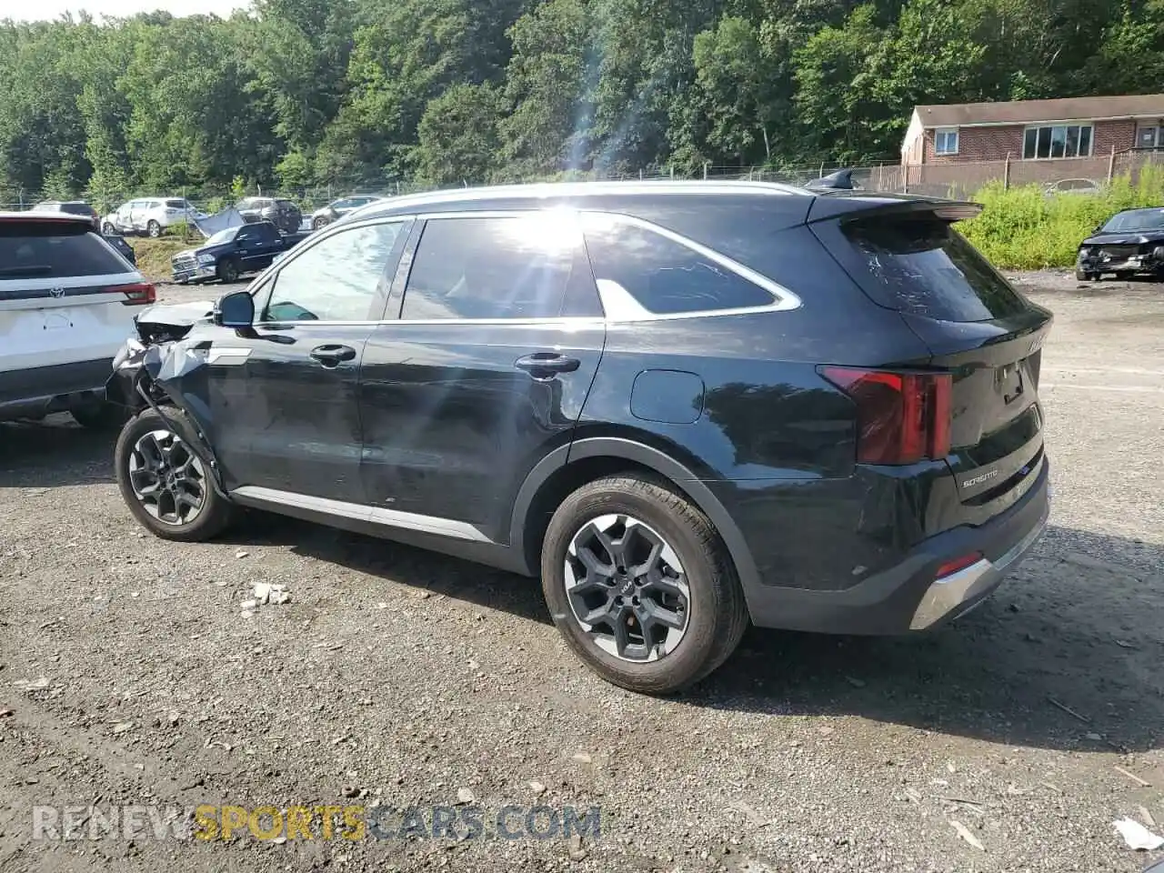 2 fotografías del automóvil dañado 5XYRL4JCXRG265160 KIA SORENTO 2024