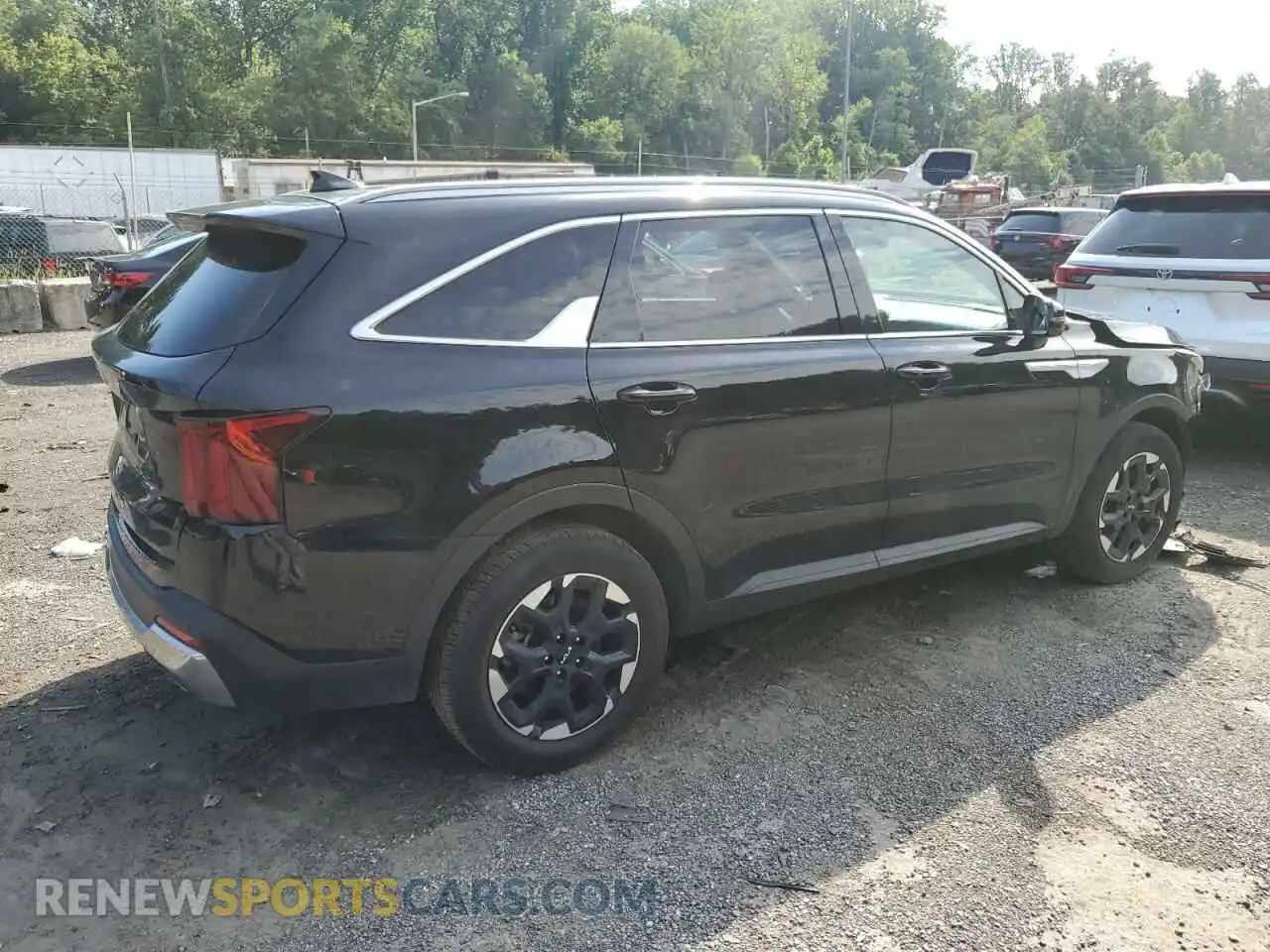 3 fotografías del automóvil dañado 5XYRL4JCXRG265160 KIA SORENTO 2024