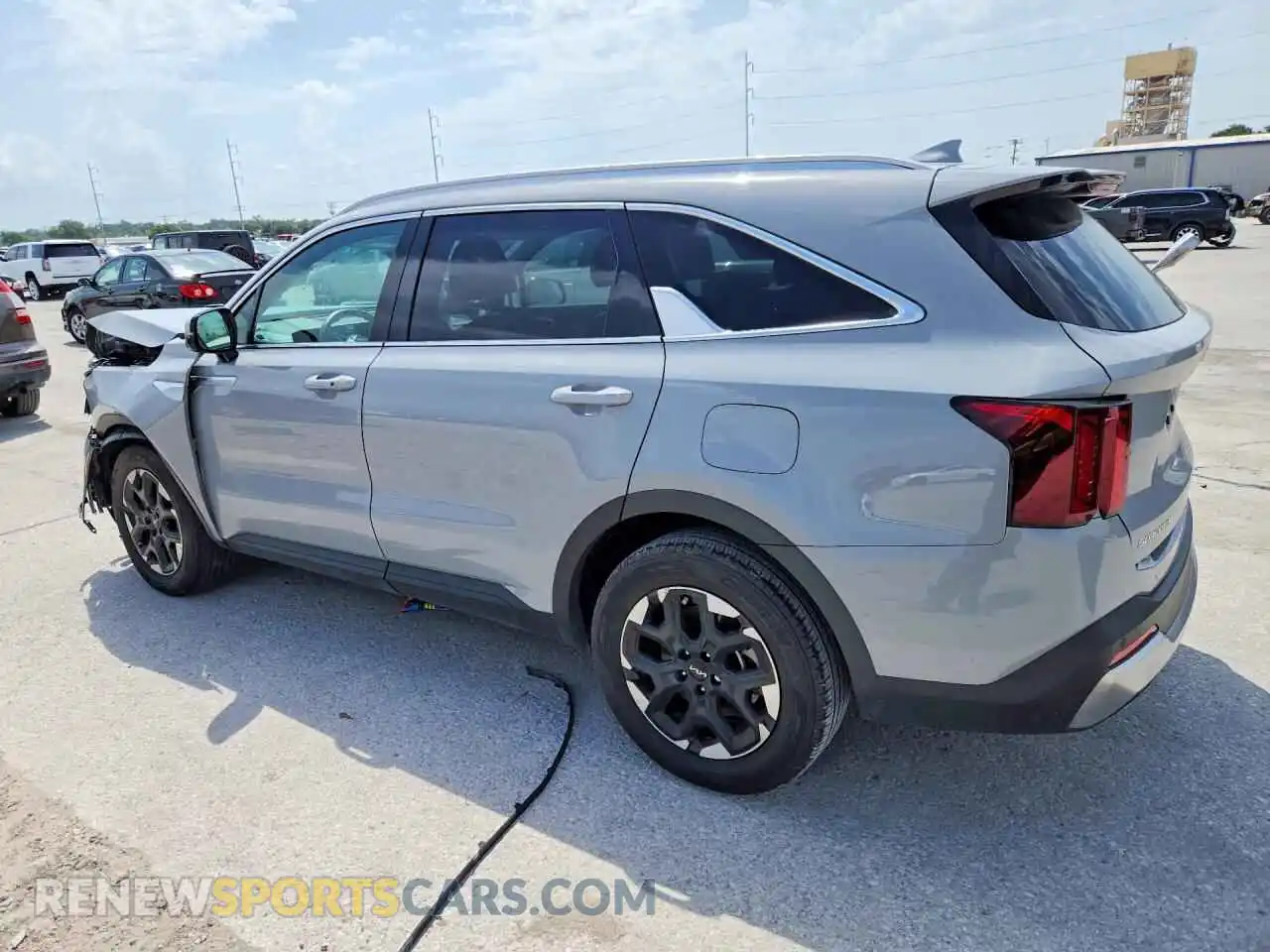 2 fotografías del automóvil dañado 5XYRL4JCXRG278376 KIA SORENTO 2024