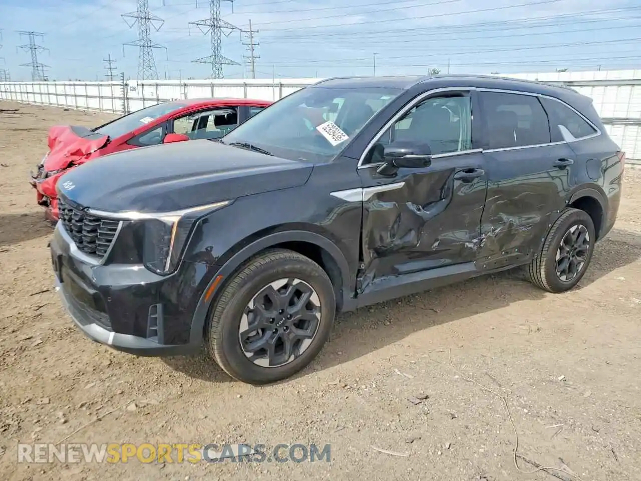 1 Photograph of a damaged car 5XYRLDJC0RG256418 KIA SORENTO 2024