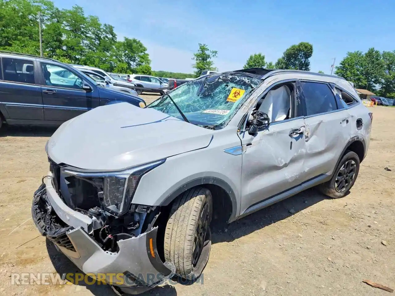 1 Photograph of a damaged car 5XYRLDJC0RG286292 KIA SORENTO 2024