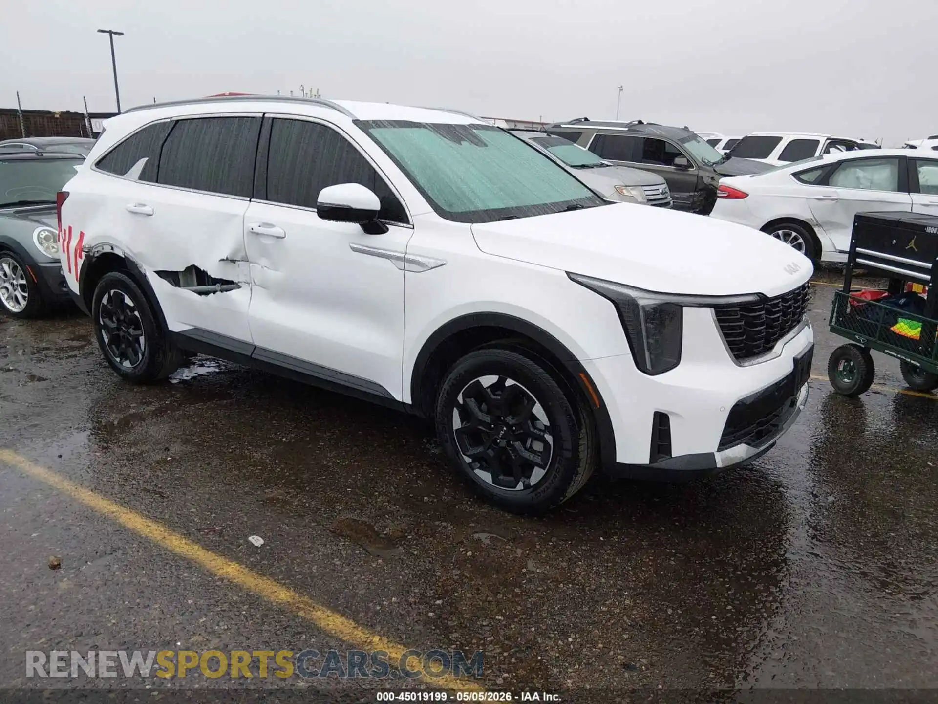 1 Photograph of a damaged car 5XYRLDJC1RG283191 KIA SORENTO 2024