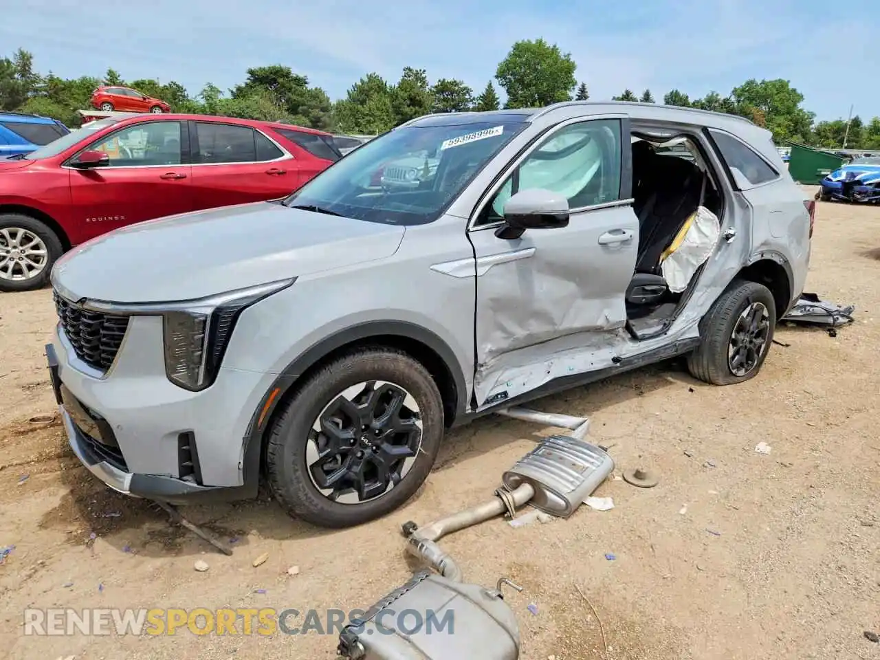 1 Photograph of a damaged car 5XYRLDJC2RG278436 KIA SORENTO 2024