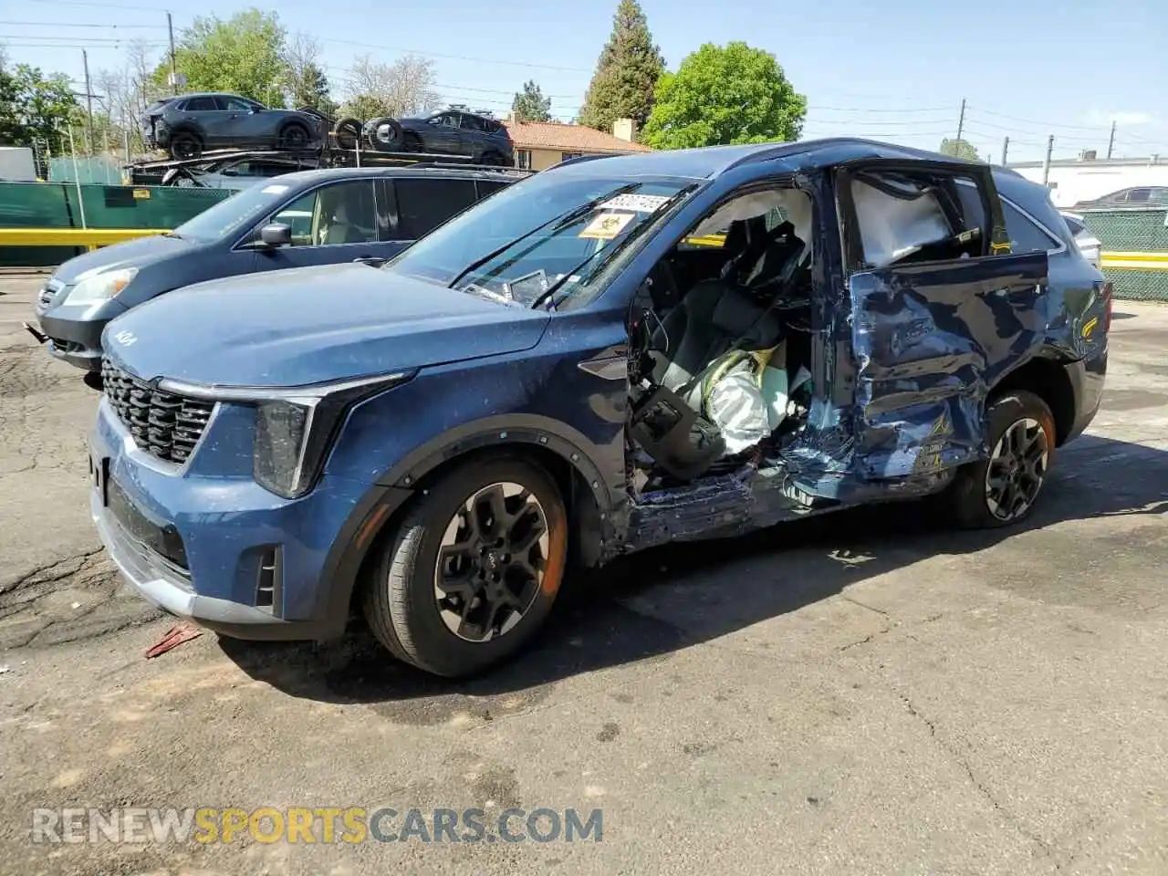 1 Photograph of a damaged car 5XYRLDJC5RG256740 KIA SORENTO 2024
