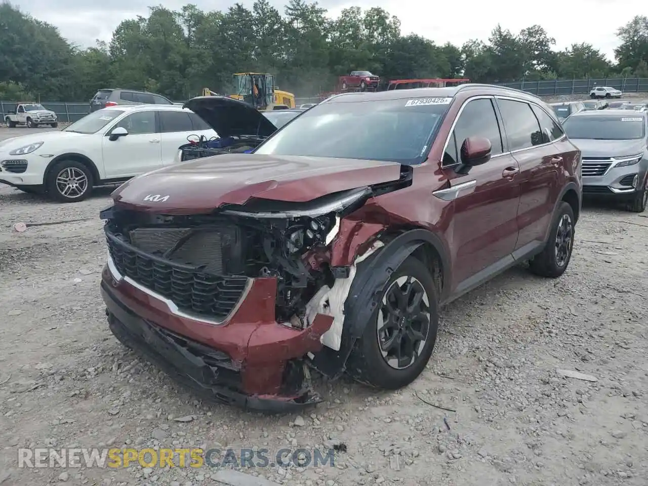 1 Photograph of a damaged car 5XYRLDJC5RG260965 KIA SORENTO 2024