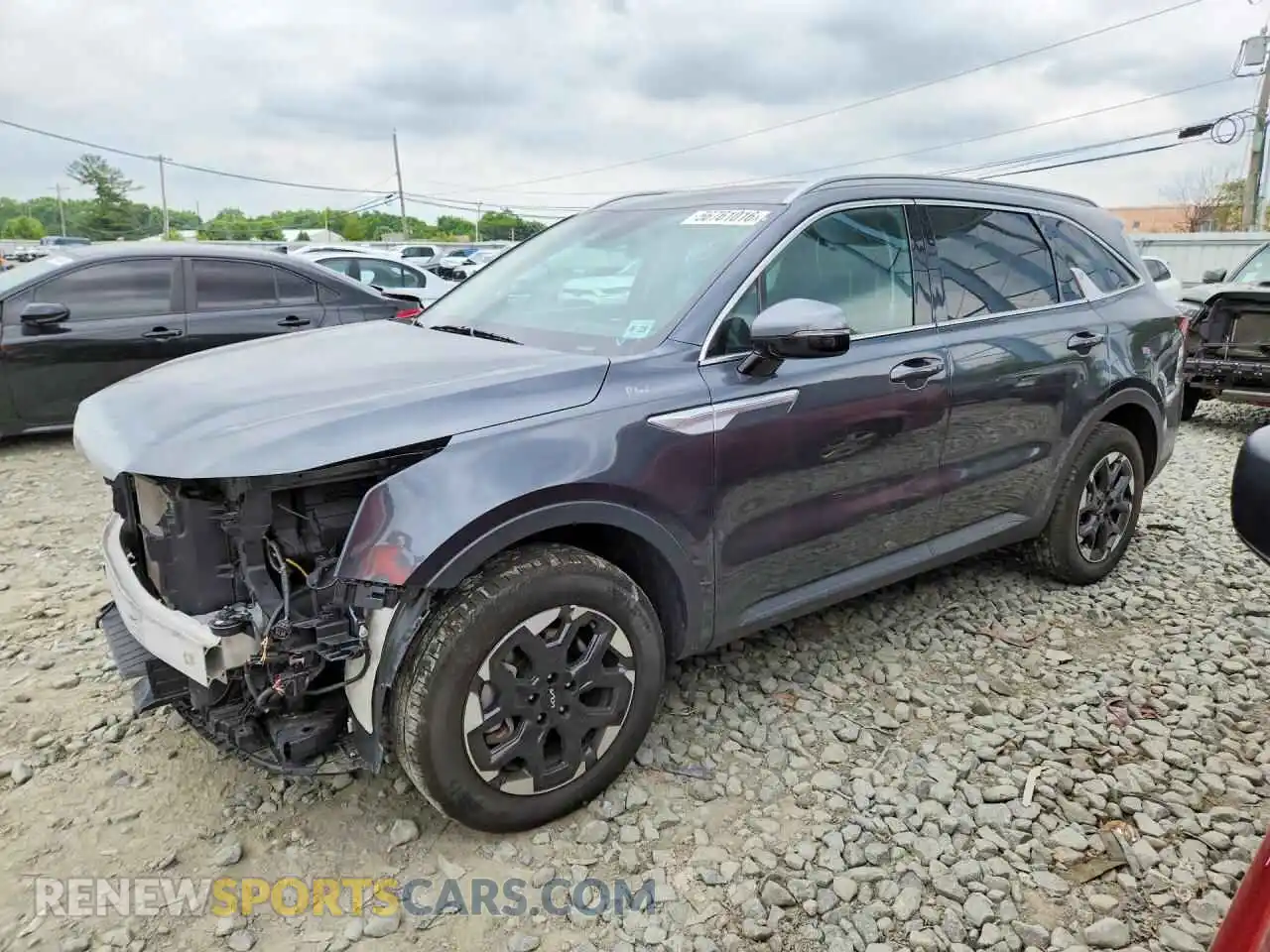 1 Photograph of a damaged car 5XYRLDJC5RG296784 KIA SORENTO 2024