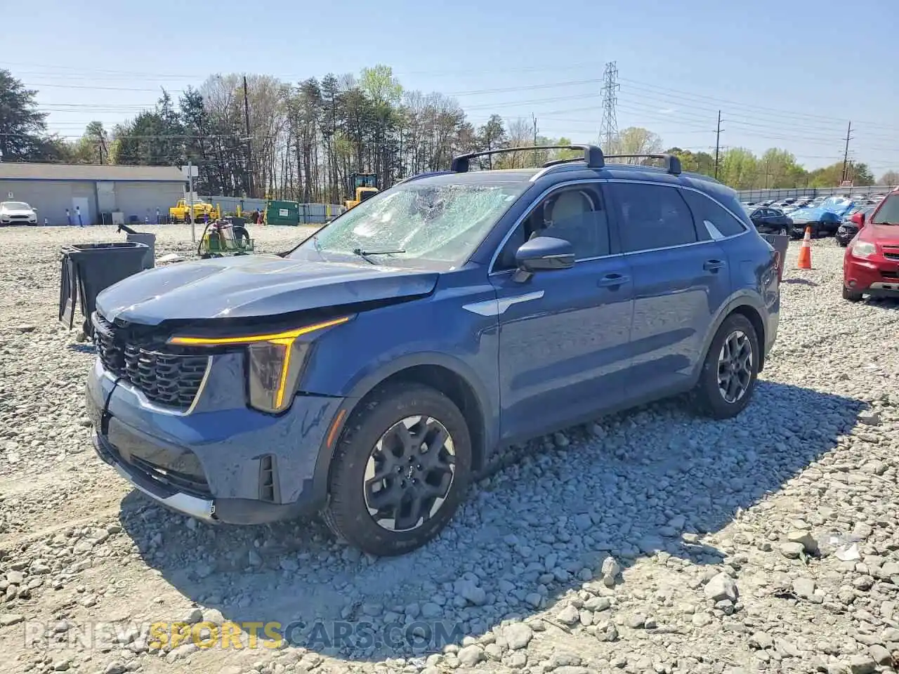 1 Photograph of a damaged car 5XYRLDJC6RG278469 KIA SORENTO 2024