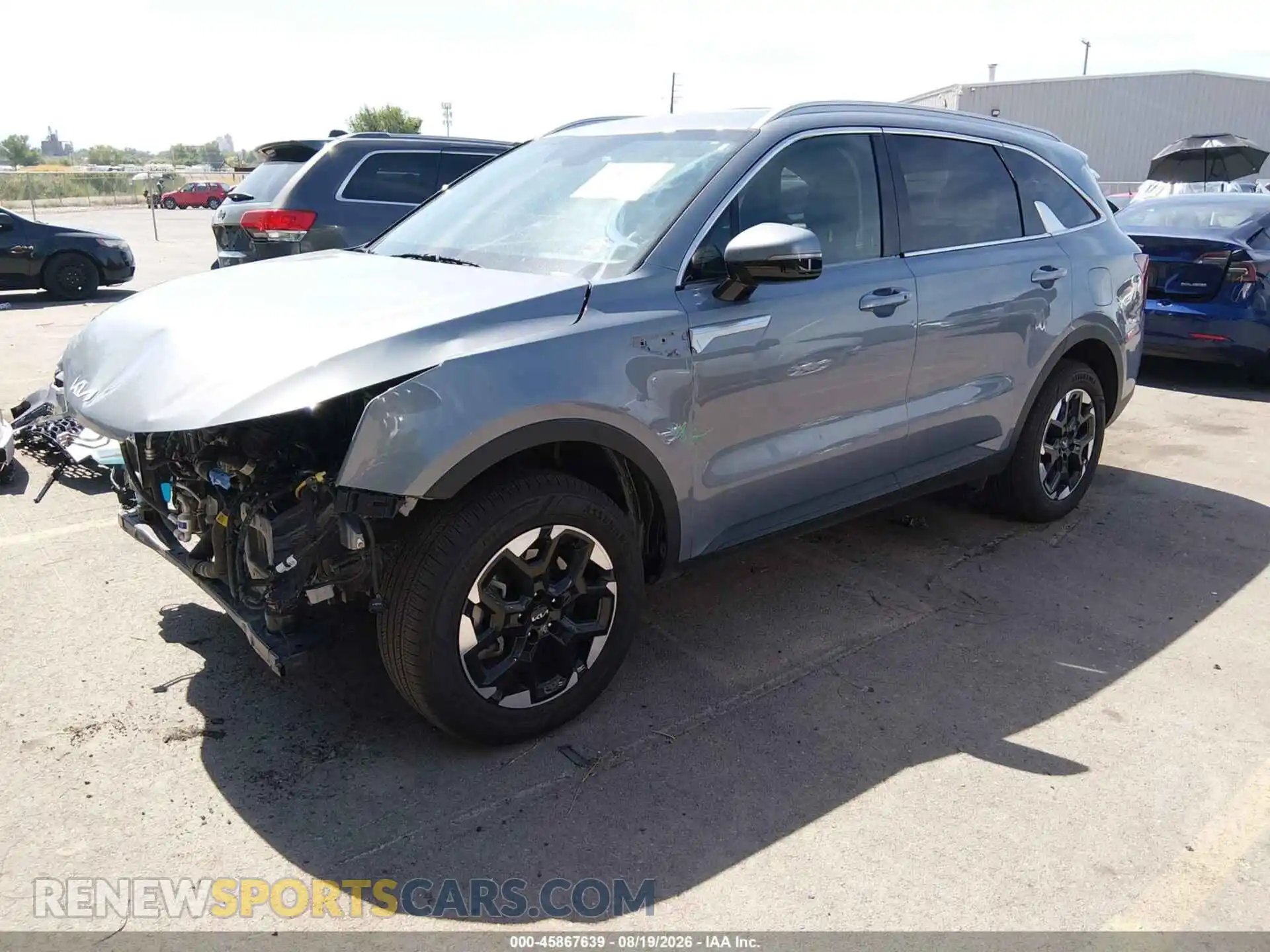 2 fotografías del automóvil dañado 5XYRLDJC6RG291691 KIA SORENTO 2024