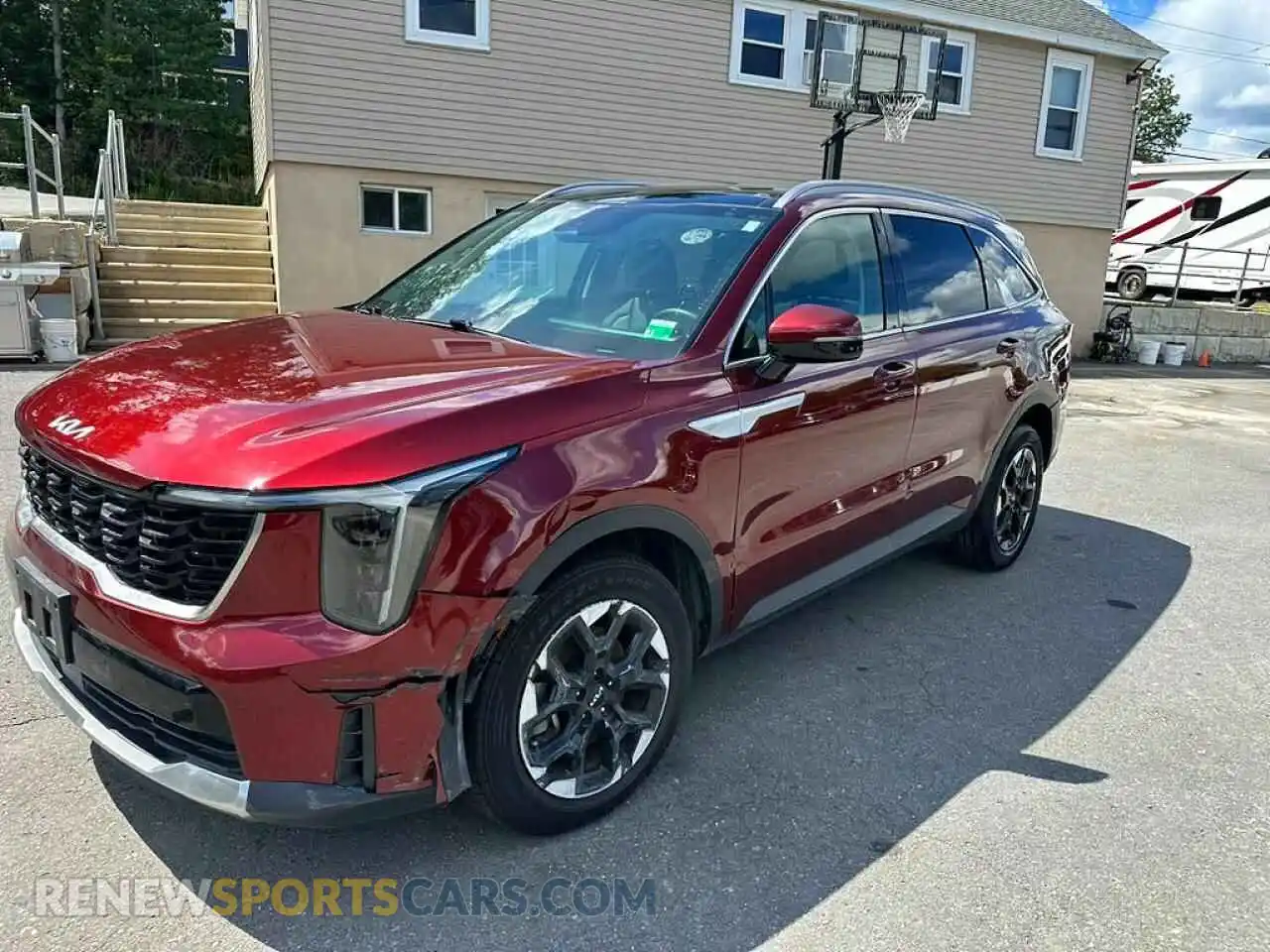 1 Photograph of a damaged car 5XYRLDJC7RG274608 KIA SORENTO 2024