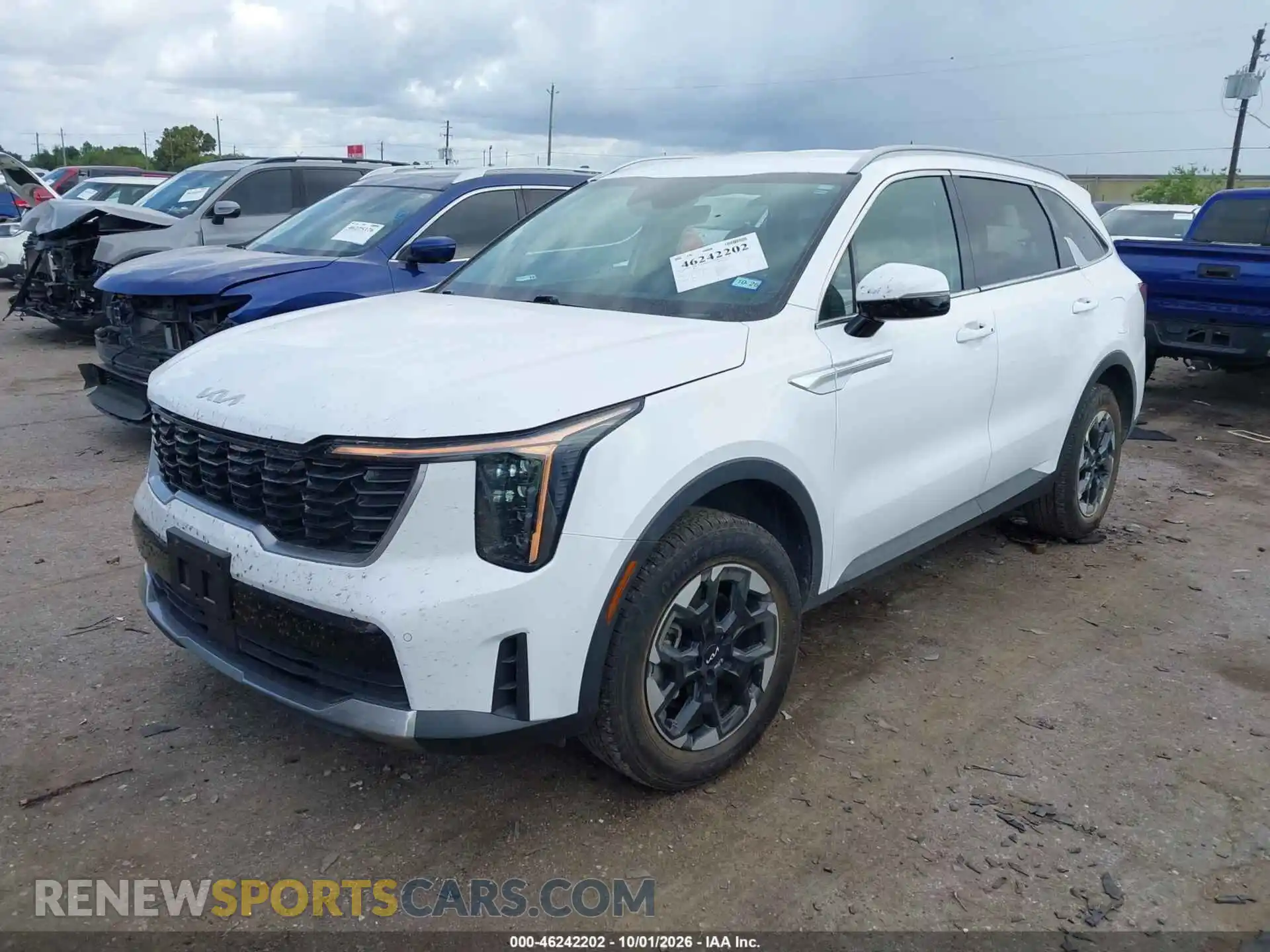 2 fotografías del automóvil dañado 5XYRLDJC8RG275945 KIA SORENTO 2024