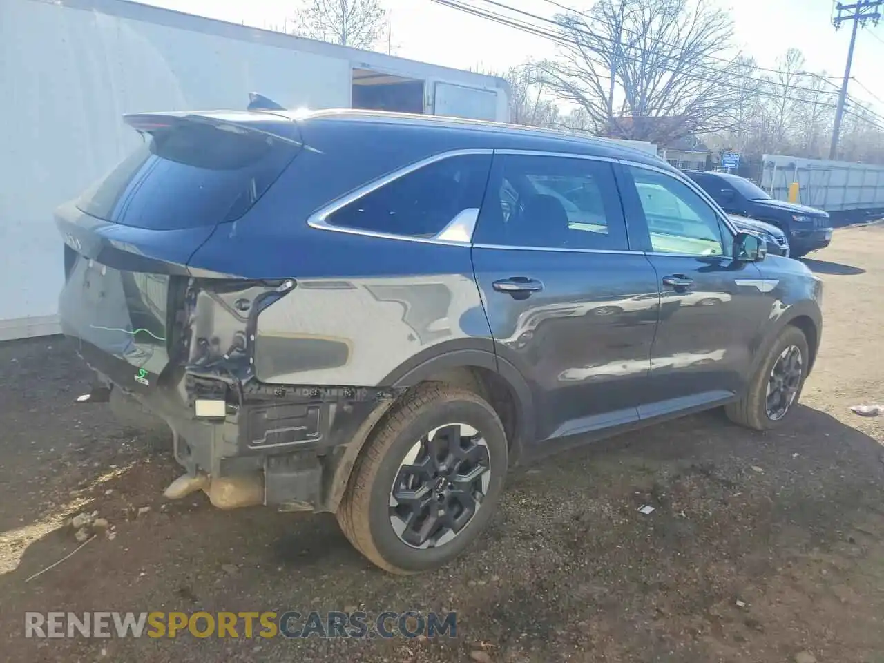 3 Photograph of a damaged car 5XYRLDJC9RG279650 KIA SORENTO 2024