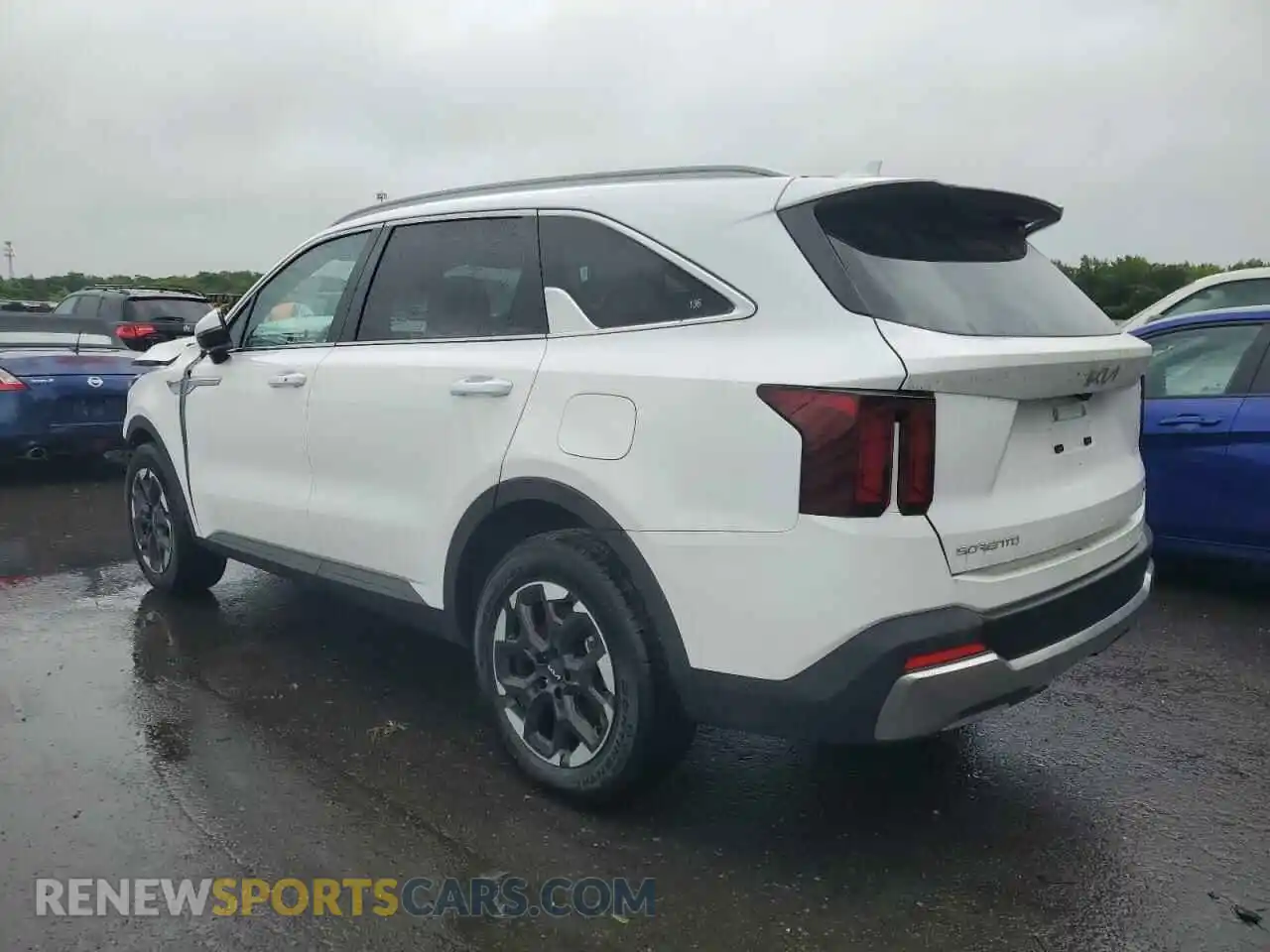 2 fotografías del automóvil dañado 5XYRLDJCXRG260640 KIA SORENTO 2024