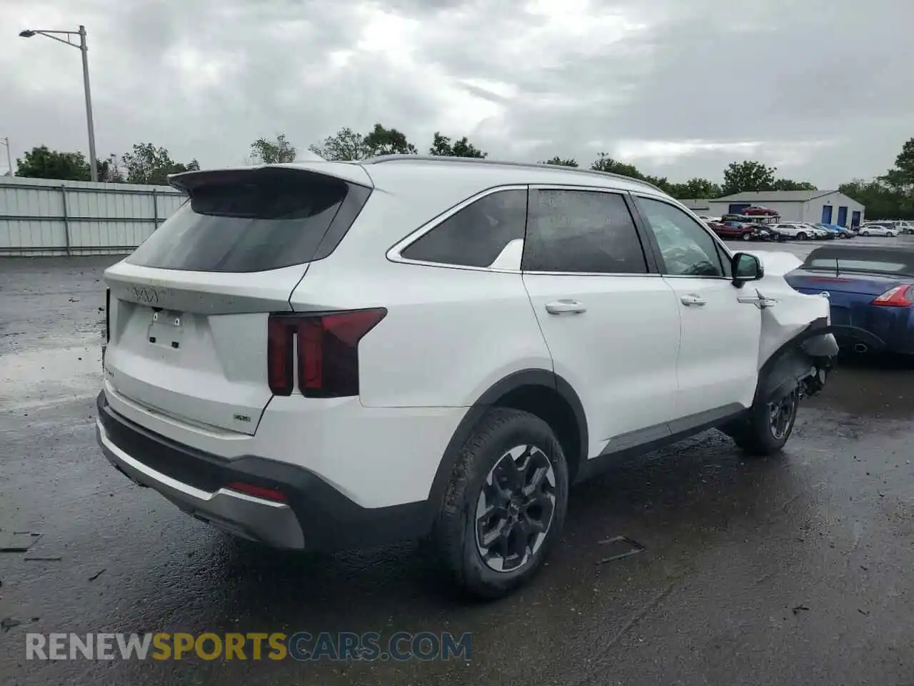 3 fotografías del automóvil dañado 5XYRLDJCXRG260640 KIA SORENTO 2024