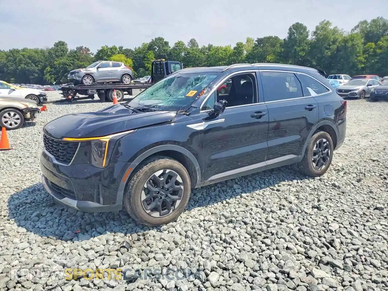 1 Photograph of a damaged car 5XYRLDJCXRG264400 KIA SORENTO 2024