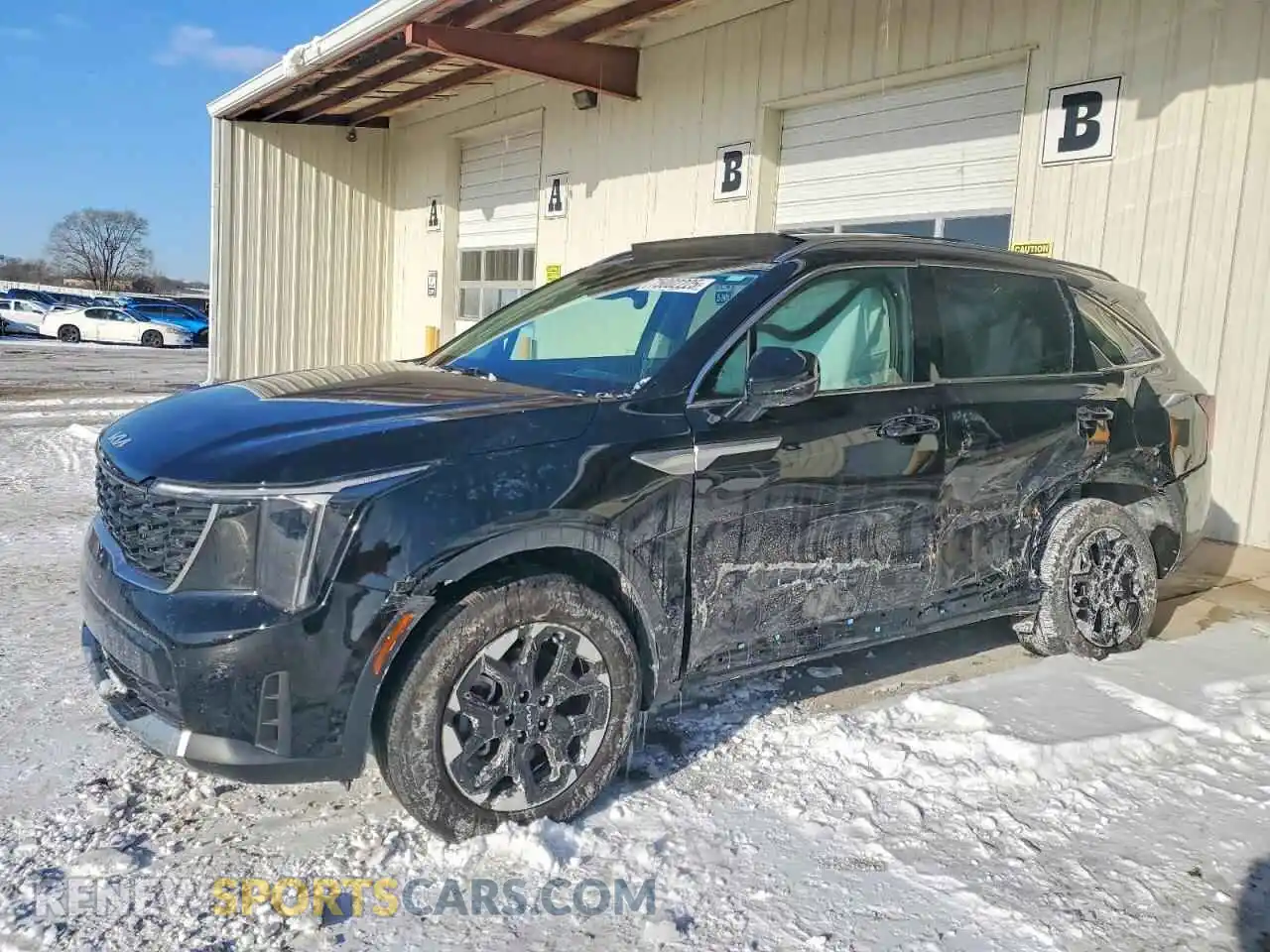 1 Photograph of a damaged car 5XYRLDJCXRG280080 KIA SORENTO 2024