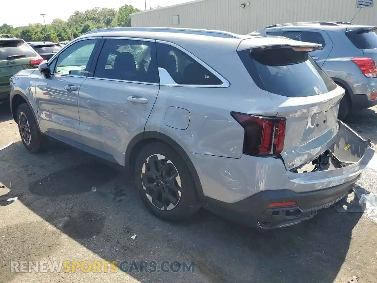 2 Photograph of a damaged car 5XYRLDJCXRG281147 KIA SORENTO 2024