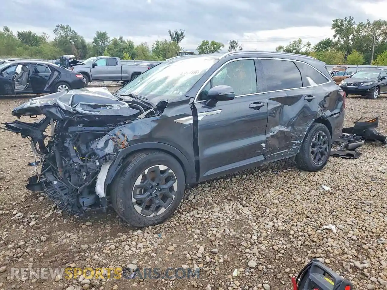 1 Photograph of a damaged car 5XYRLDJCXRG285716 KIA SORENTO 2024
