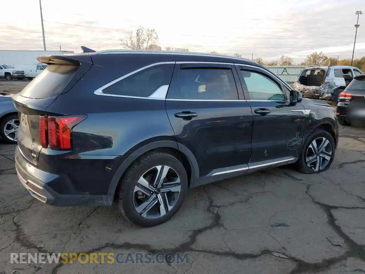 3 Фотография поврежденного автомобиля KNDRHDLG4R5247795 KIA SORENTO 2024