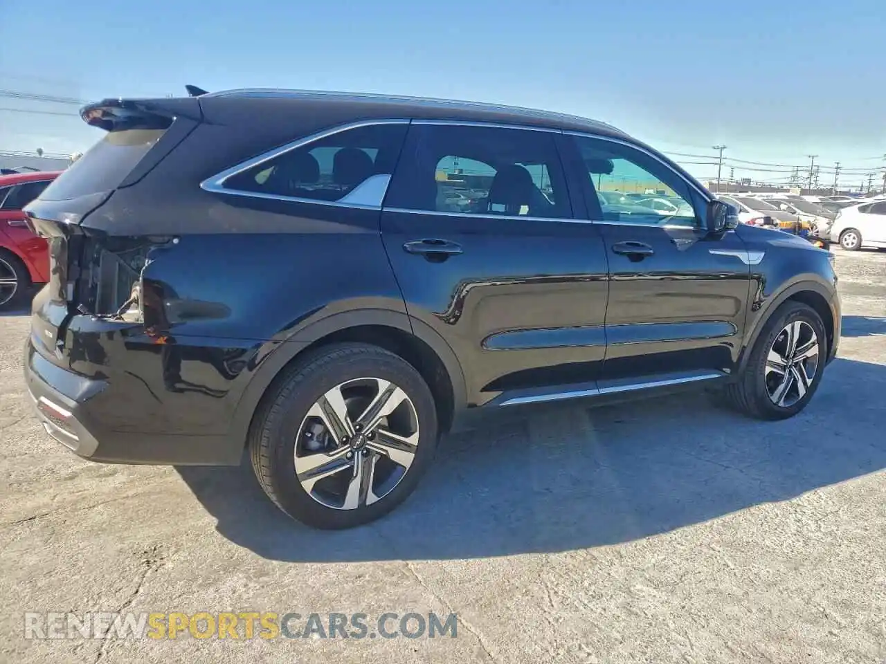 3 fotografías del automóvil dañado KNDRHDLG4R5258652 KIA SORENTO 2024