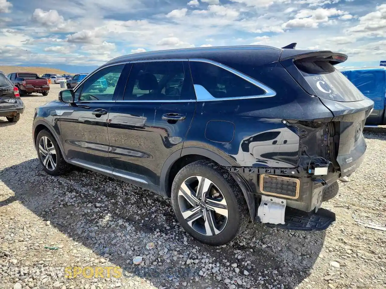 2 Photograph of a damaged car KNDRHDLG4R5259641 KIA SORENTO 2024