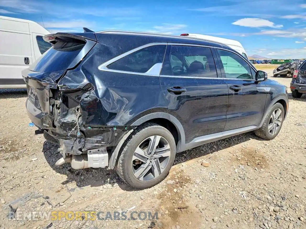 3 Photograph of a damaged car KNDRHDLG4R5259641 KIA SORENTO 2024