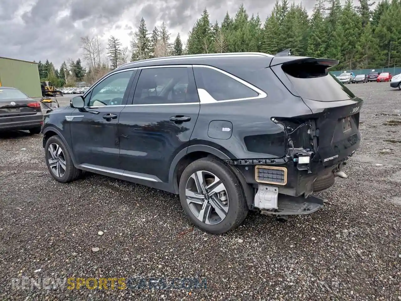 2 Photograph of a damaged car KNDRHDLG5R5248907 KIA SORENTO 2024