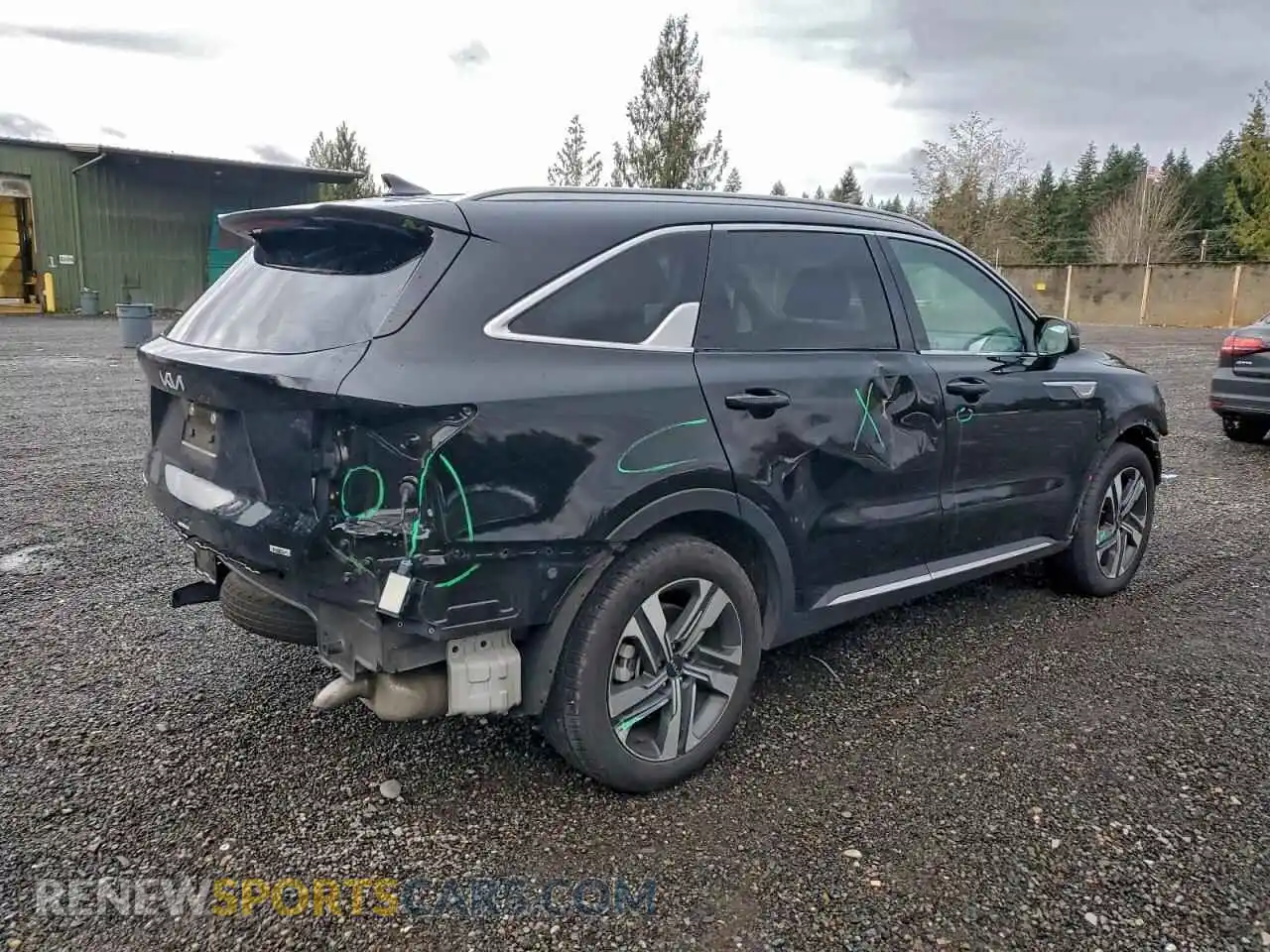 3 Photograph of a damaged car KNDRHDLG5R5248907 KIA SORENTO 2024