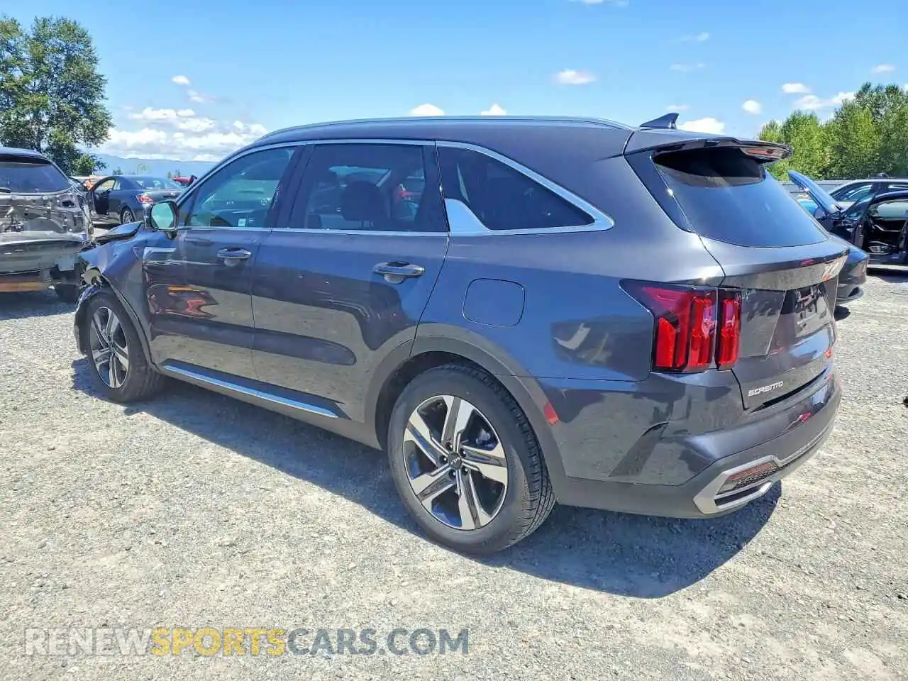 2 Photograph of a damaged car KNDRKDLG5R5235253 KIA SORENTO 2024