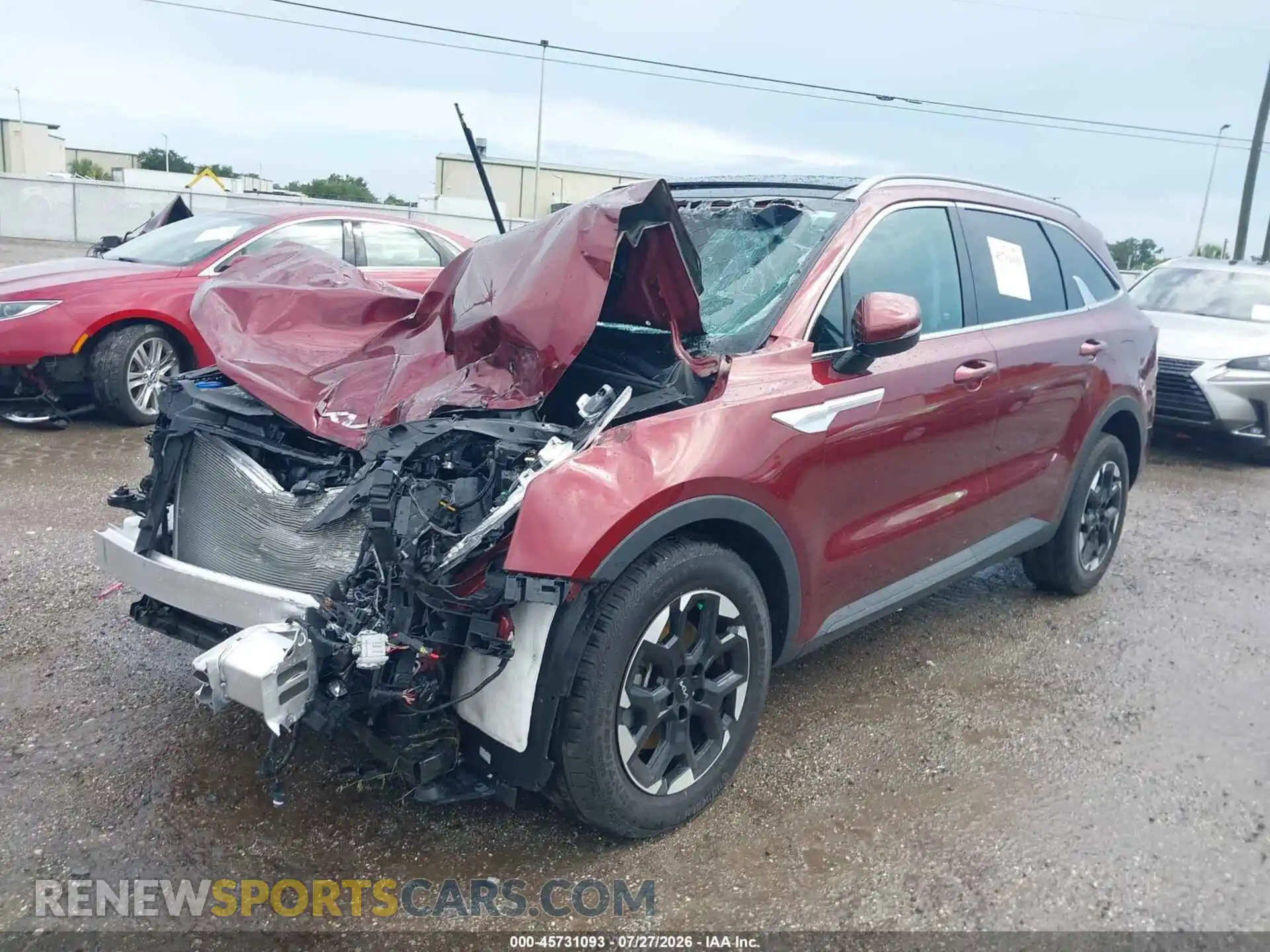 2 Photograph of a damaged car 5XYRL4JCXSG358816 KIA SORENTO 2025