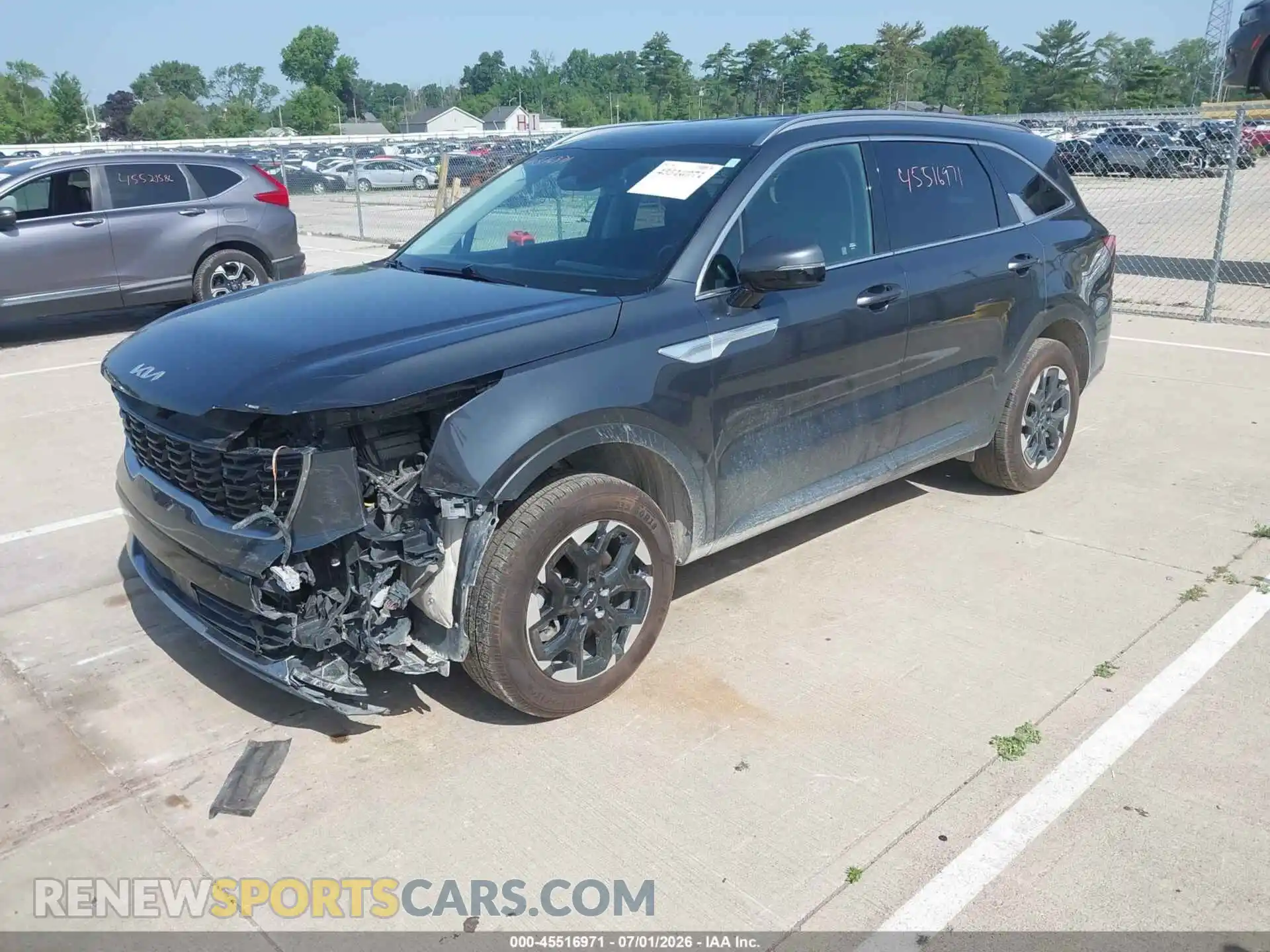 2 Photograph of a damaged car 5XYRLDJC0SG314985 KIA SORENTO 2025