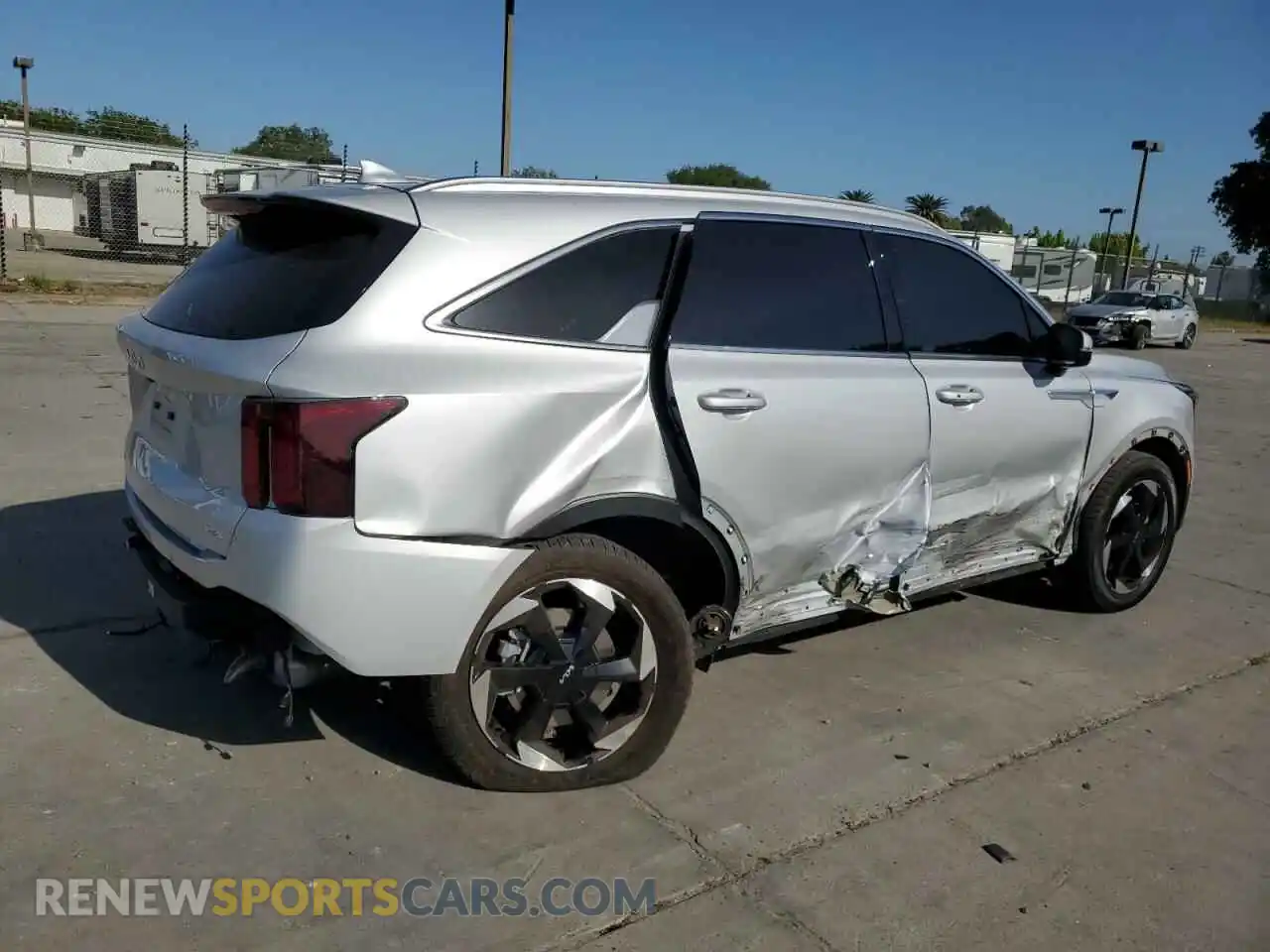3 fotografías del automóvil dañado KNDRHDJG6S5342982 KIA SORENTO 2025