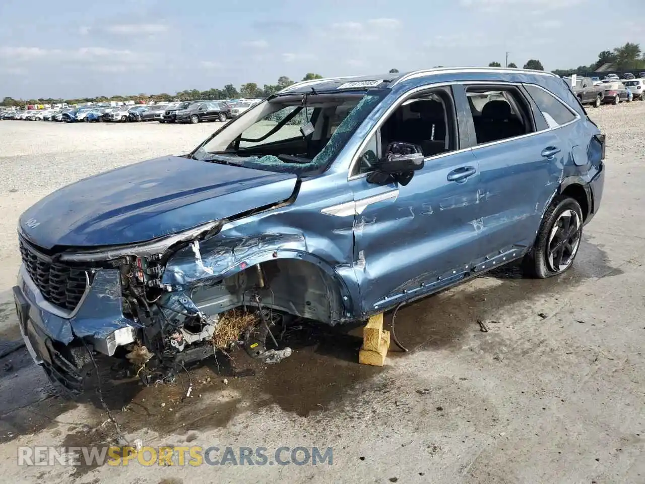 1 Photograph of a damaged car KNDRHDJG8S5324659 KIA SORENTO 2025