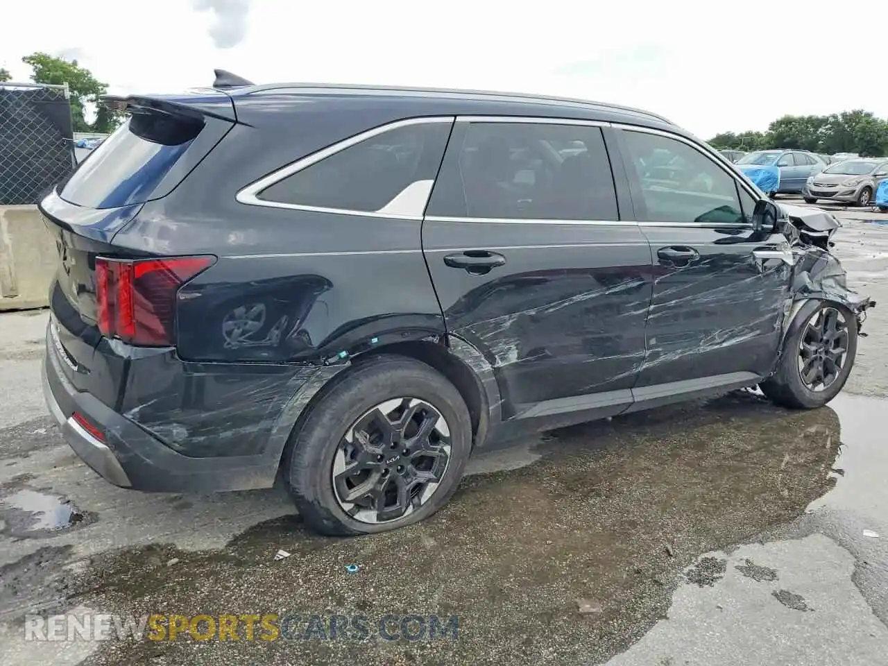 3 fotografías del automóvil dañado 5XYRL4JC0TG410620 KIA SORENTO 2026