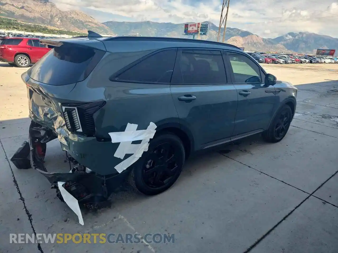 3 Фотография поврежденного автомобиля KNDRKDJG4T5434921 KIA SORENTO 2026