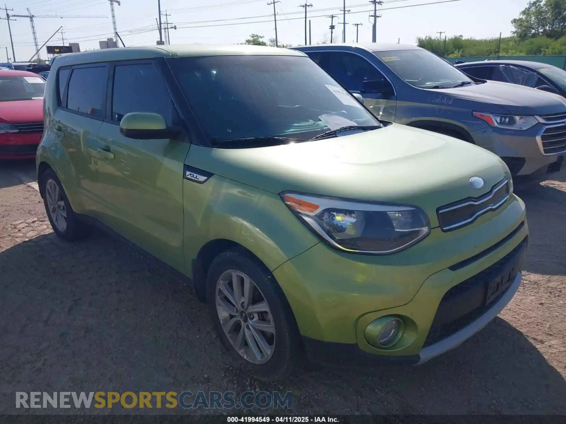 1 Photograph of a damaged car KNDJP3A56K7911035 KIA SOUL 2019