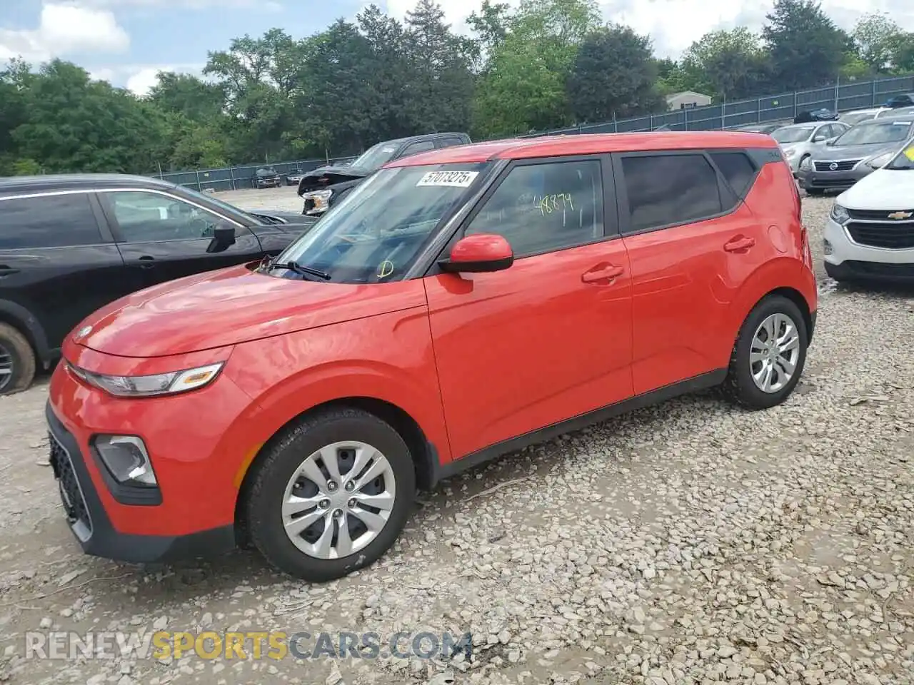 1 Photograph of a damaged car KNDJ23AU7M7144546 KIA SOUL 2021