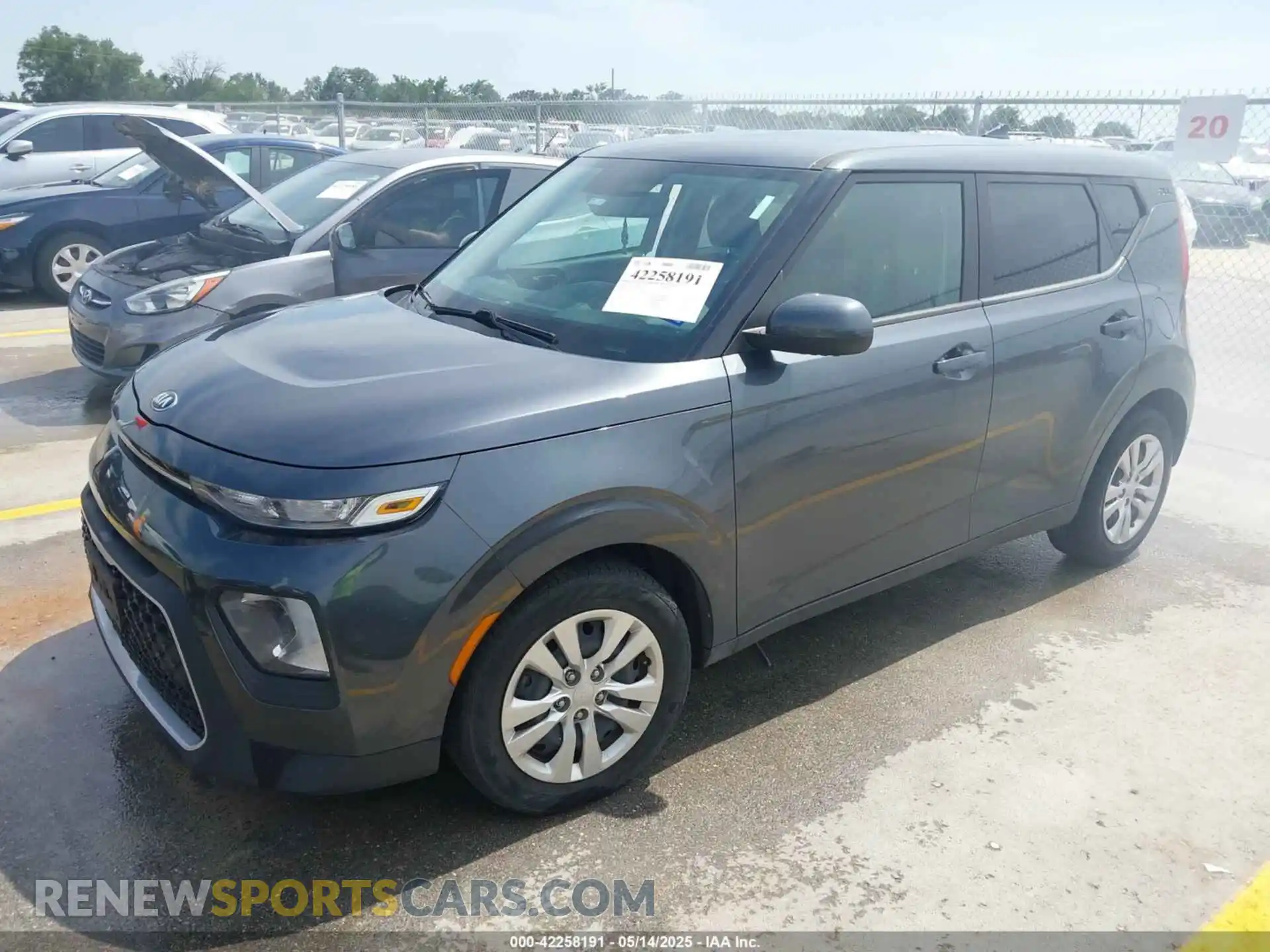 2 Photograph of a damaged car KNDJ23AUXM7787652 KIA SOUL 2021