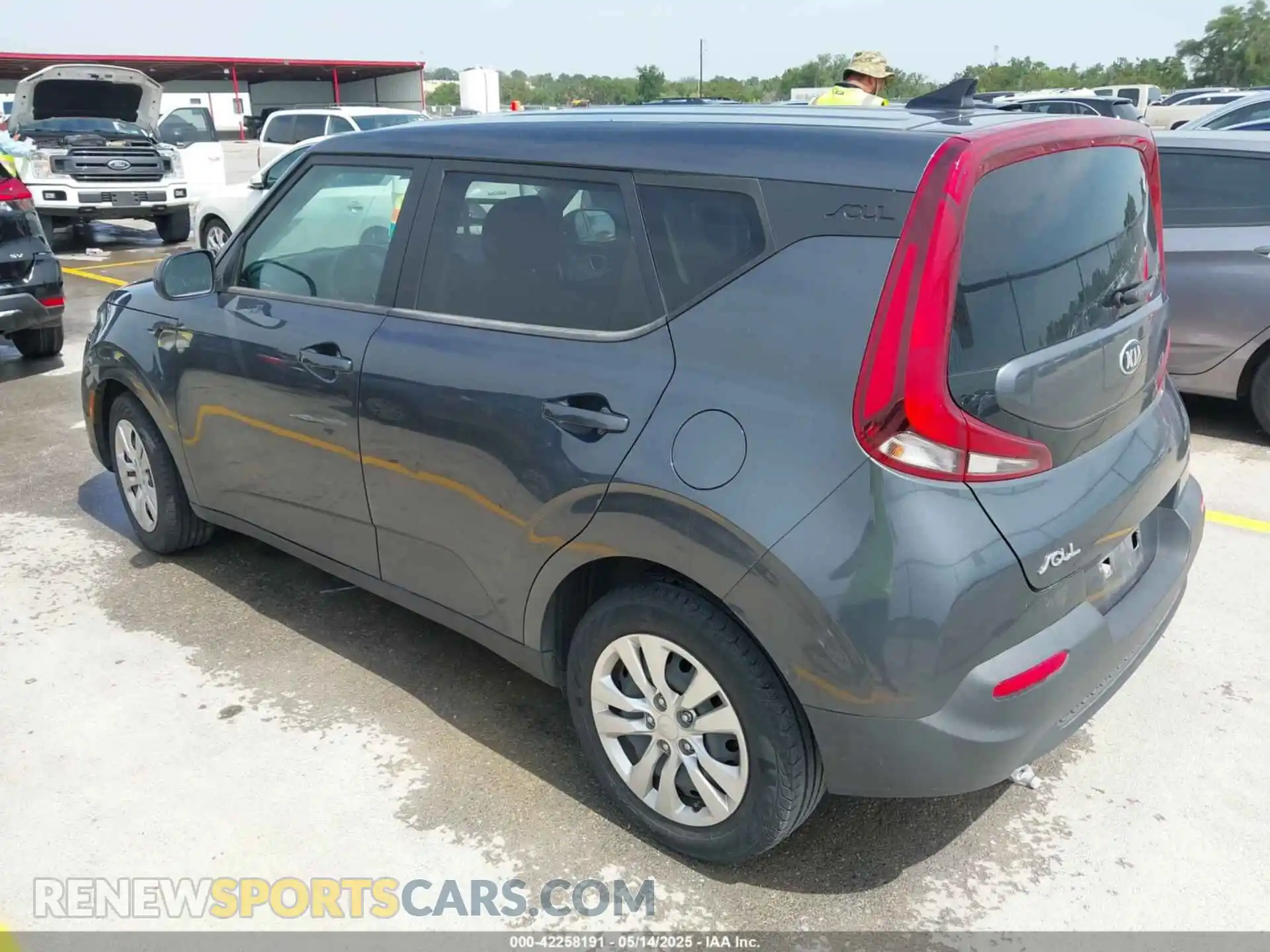 3 Photograph of a damaged car KNDJ23AUXM7787652 KIA SOUL 2021