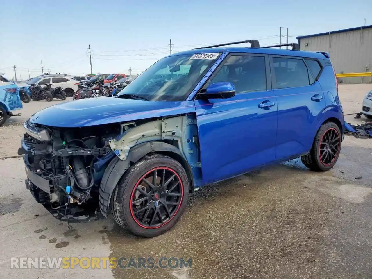 1 Photograph of a damaged car KNDJ53AF2M7759742 KIA SOUL 2021