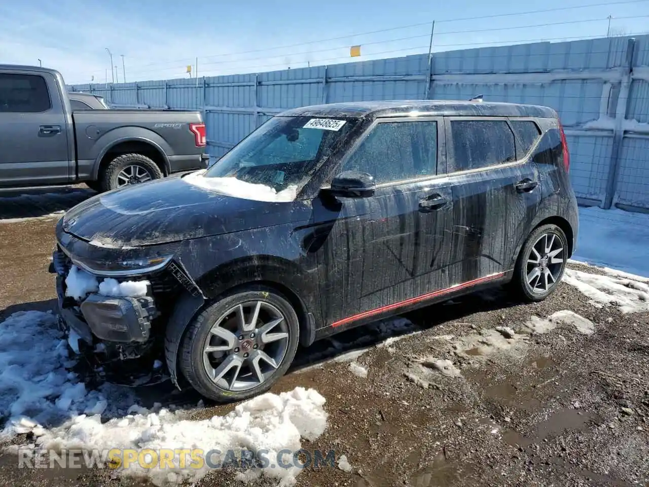1 Photograph of a damaged car KNDJ53AF5M7766491 KIA SOUL 2021