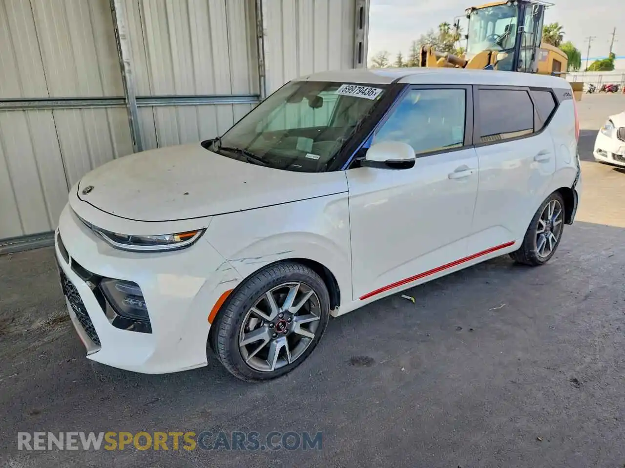 1 Photograph of a damaged car KNDJ53AF7M7759090 KIA SOUL 2021