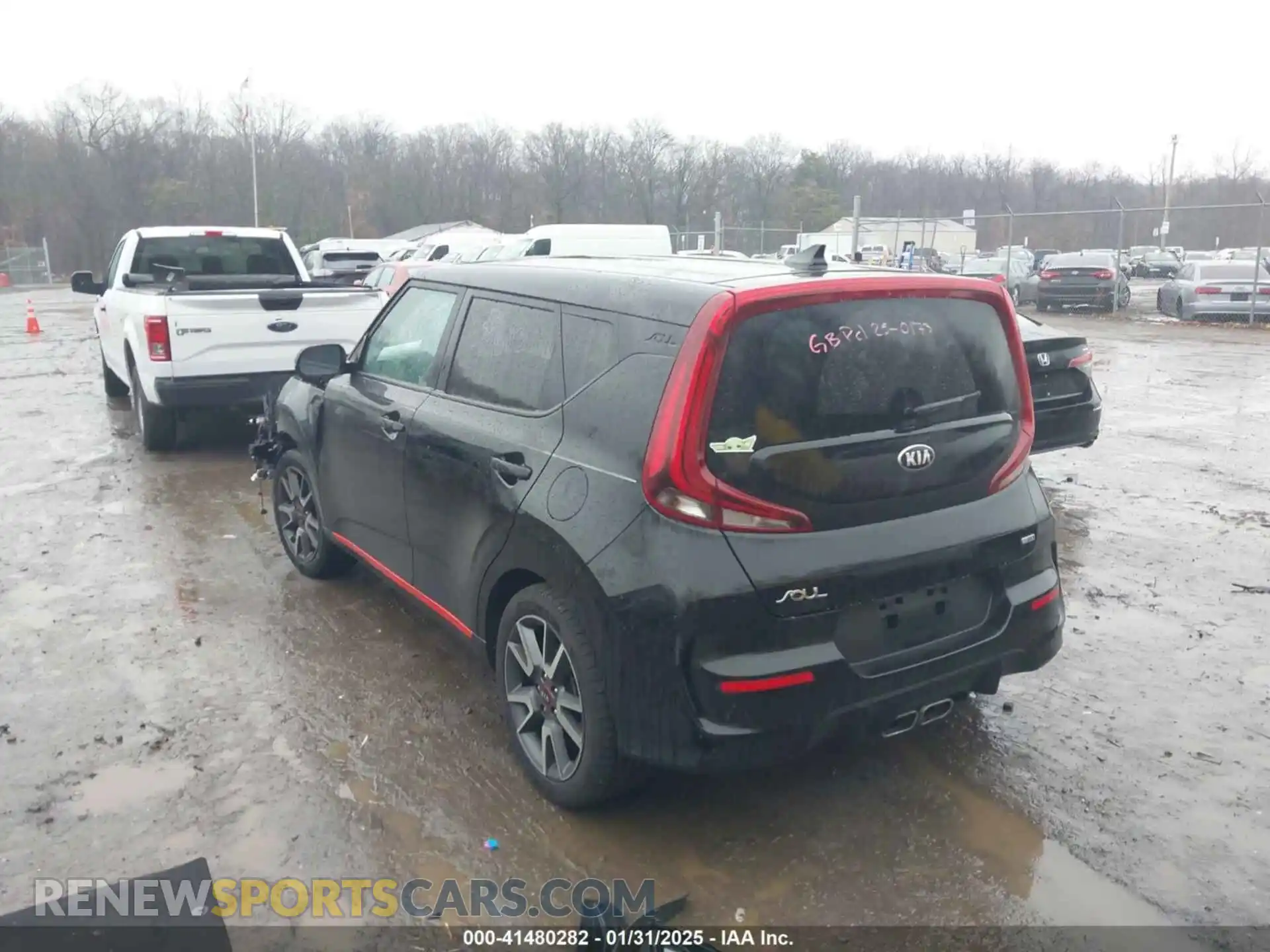3 Photograph of a damaged car KNDJ53AF9M7746079 KIA SOUL 2021