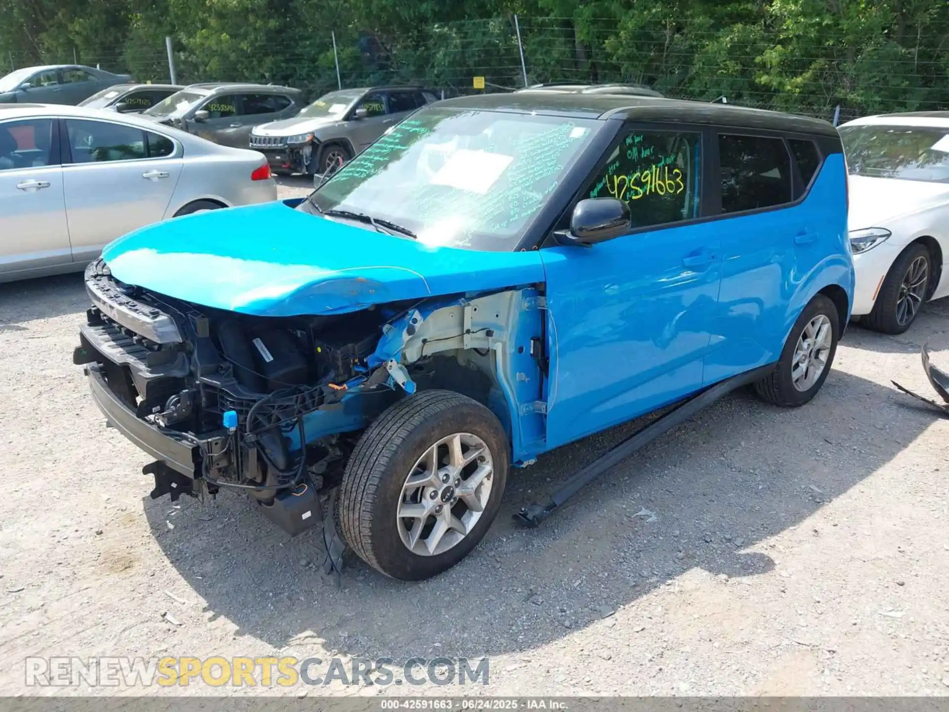 2 Photograph of a damaged car KNDJ23AU8S7253692 KIA SOUL 2025