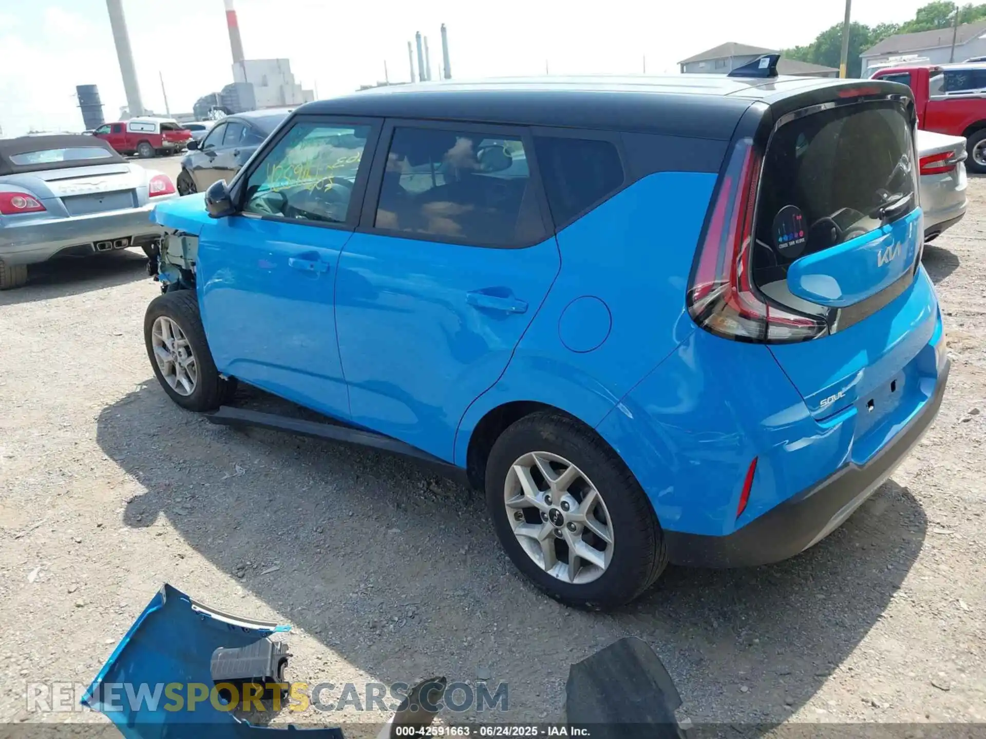 3 Photograph of a damaged car KNDJ23AU8S7253692 KIA SOUL 2025