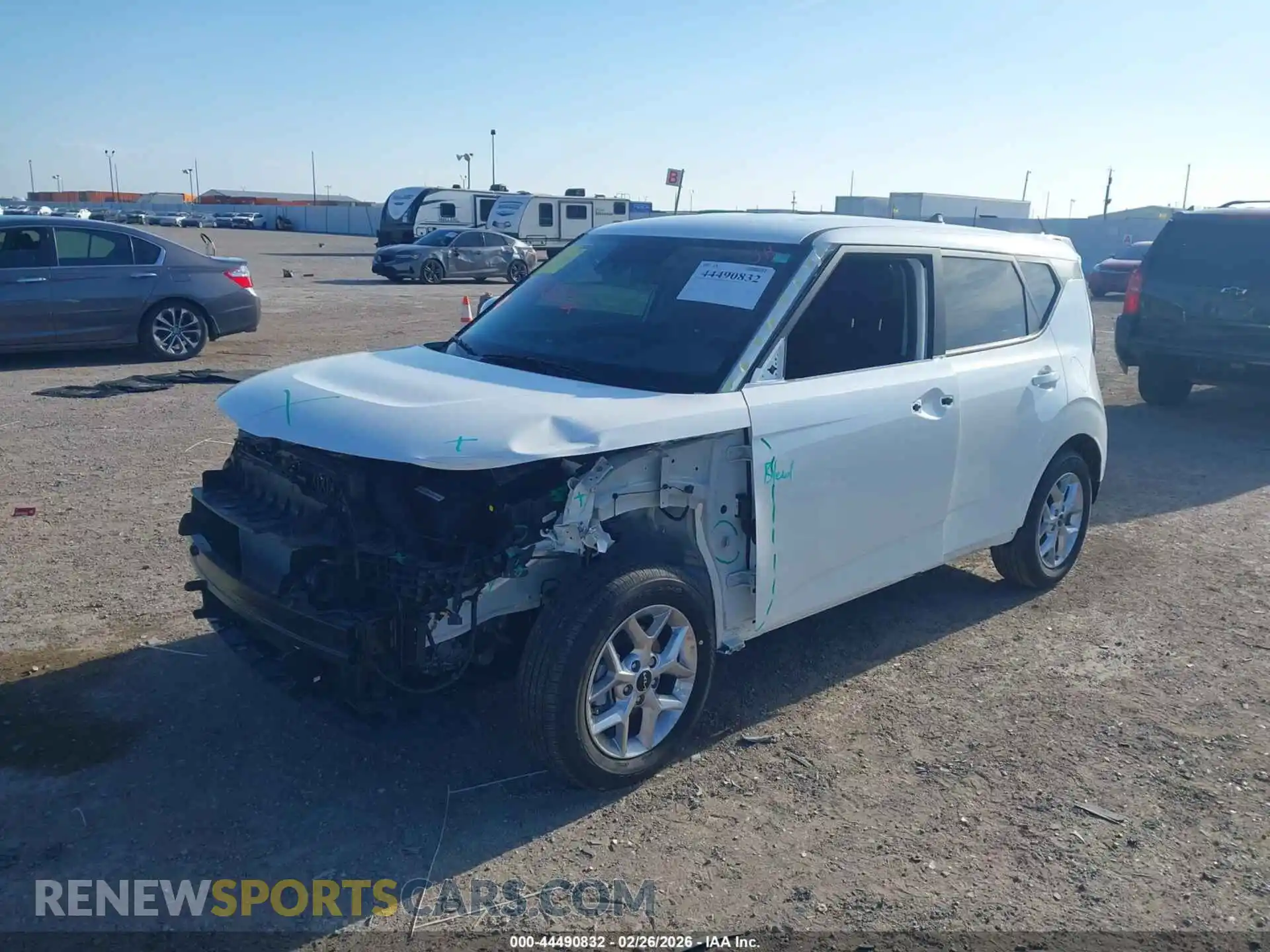 2 Photograph of a damaged car KNDJ23AU9S7964348 KIA SOUL 2025